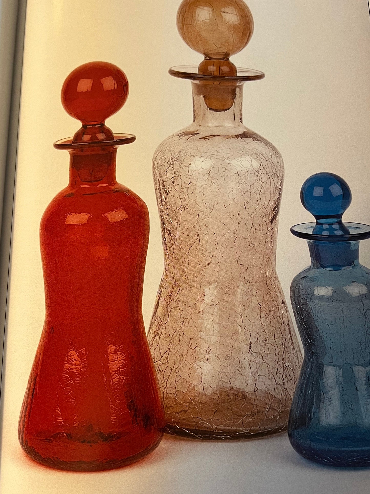 Crackle Glass Too: 1950’s-2000 with Price Guide by Leslie Pina Identification and Value Guide Book Glass Art Lover Antiques and Vintage