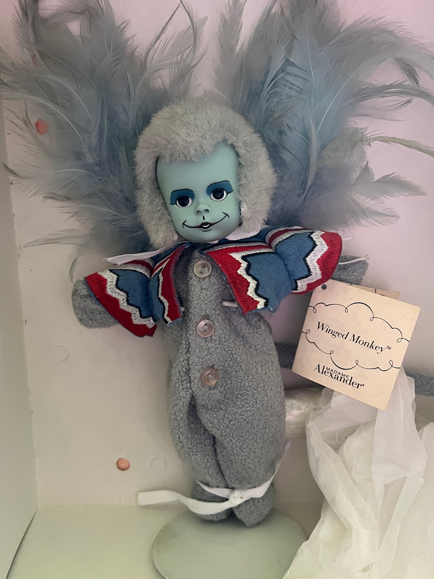 Vintage Madame Alexander Winged Monkey Doll No. 25950 8” doll from The Wizard of Oz Dolls Collection Lover Antiques and Vintage
