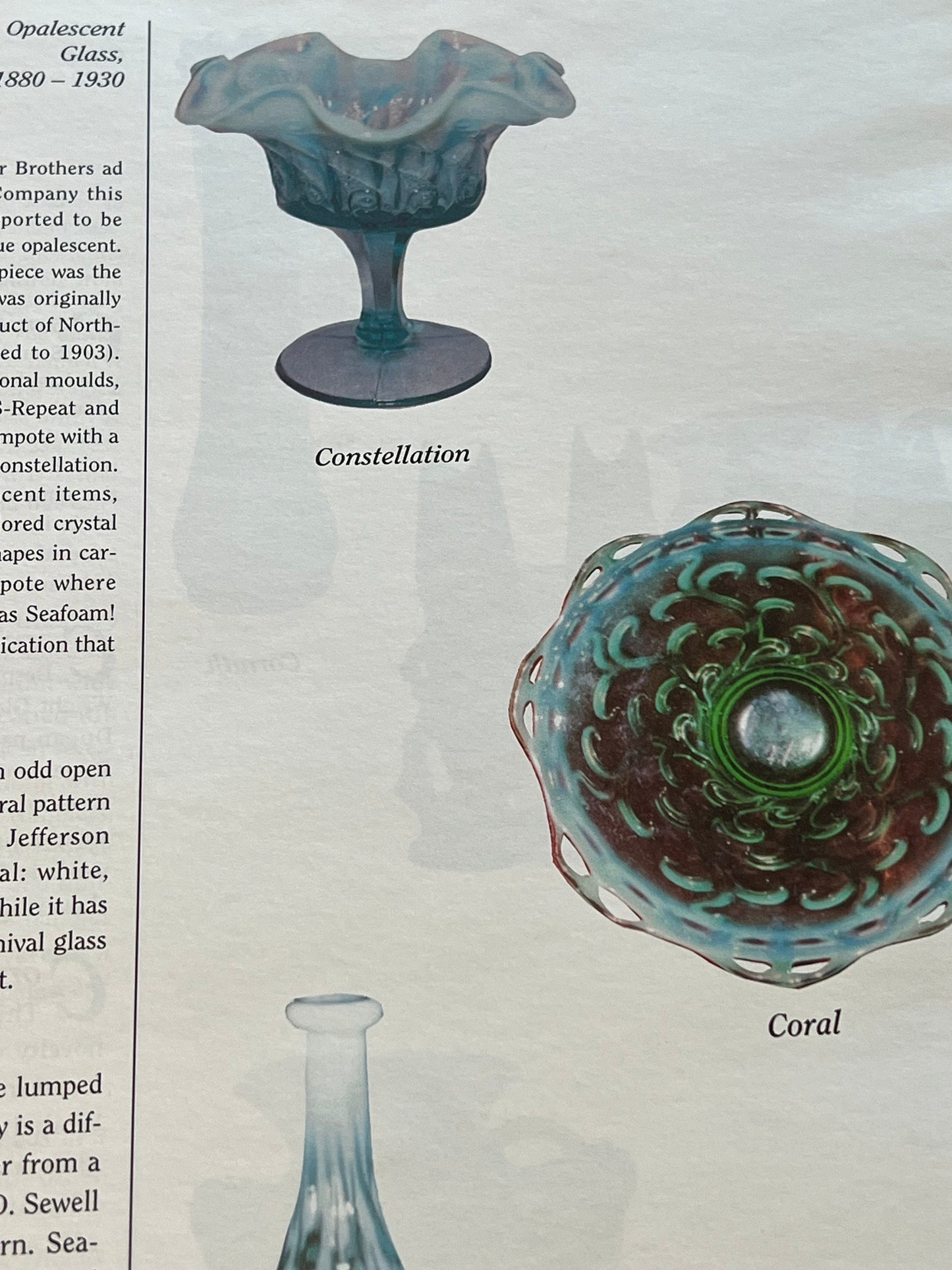 Standard Encyclopedia of Opalescent Glass Book Second Edition Identification & Values Guide by Bill Edwards Lover Antiques and Vintage