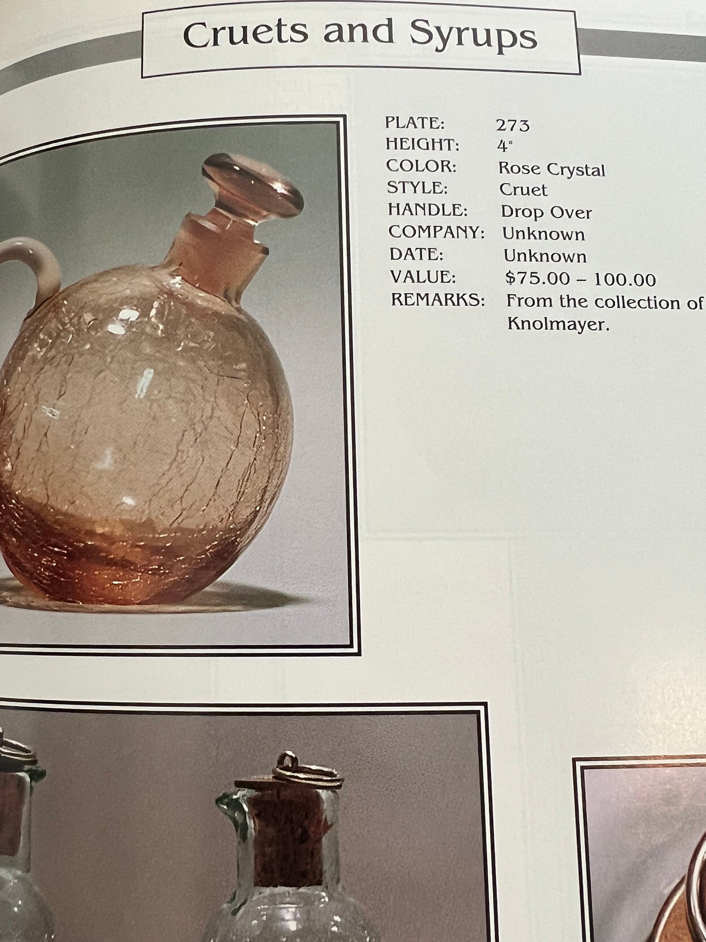 Crackle Glass Identification & Value Guide Book II by Stan and Arlene Weitman Book Glass Art Lover Antiques and Vintage