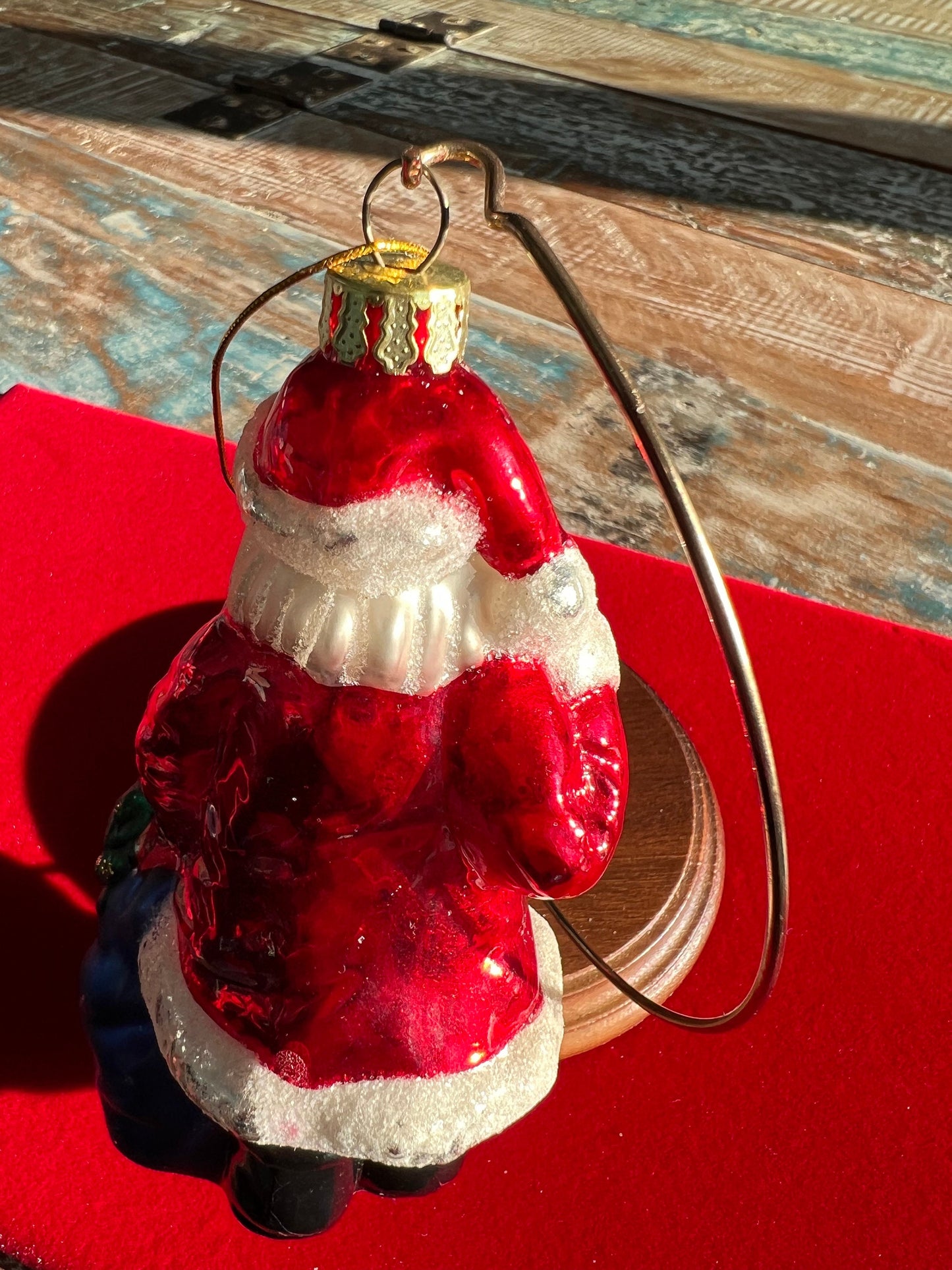 Vintage Santa Claus Ornament, Santa Christmas Ornaments, Old St. Nicholas St. Nick, Lover Antiques and Vintage