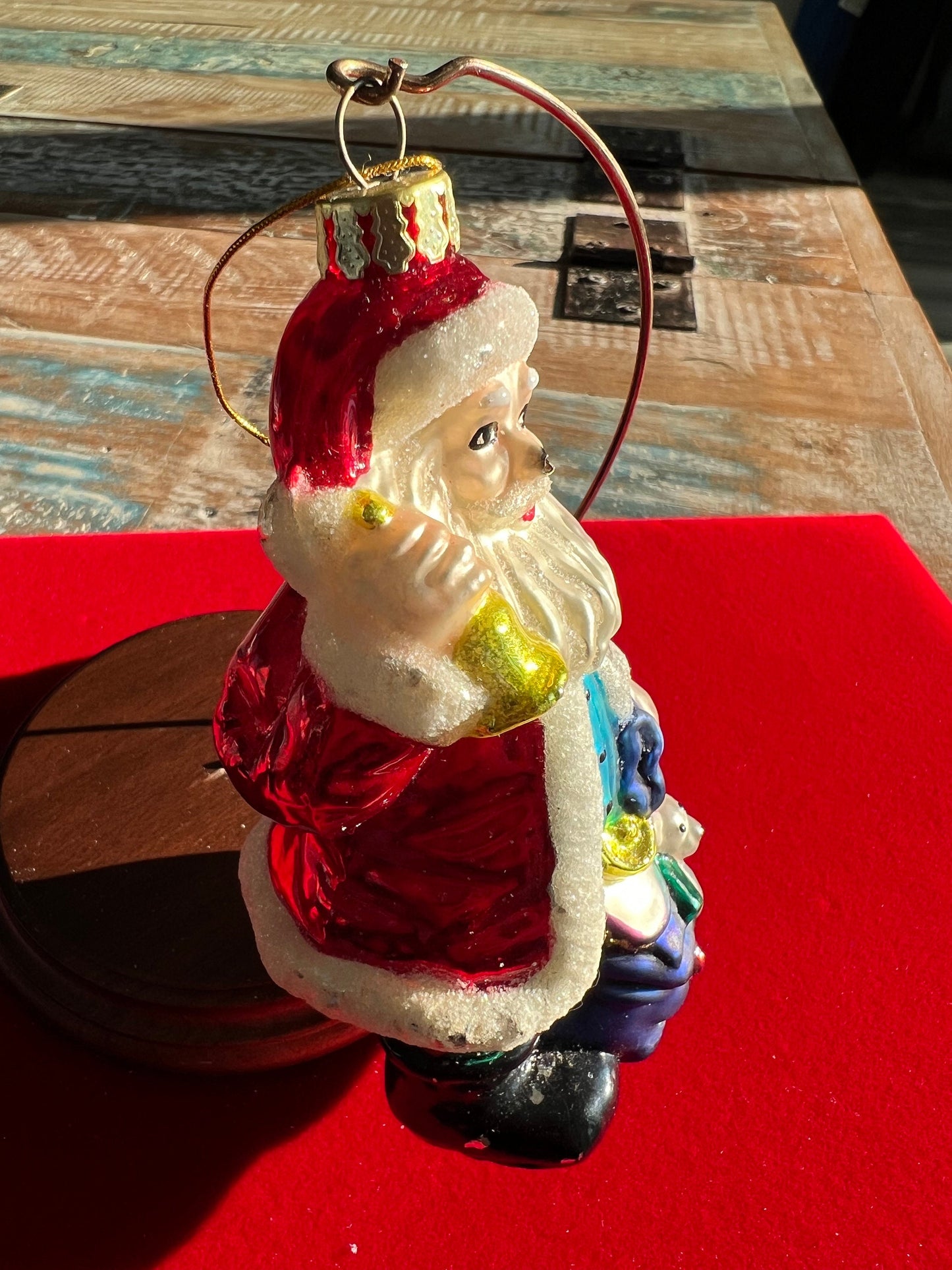 Vintage Santa Claus Ornament, Santa Christmas Ornaments, Old St. Nicholas St. Nick, Lover Antiques and Vintage