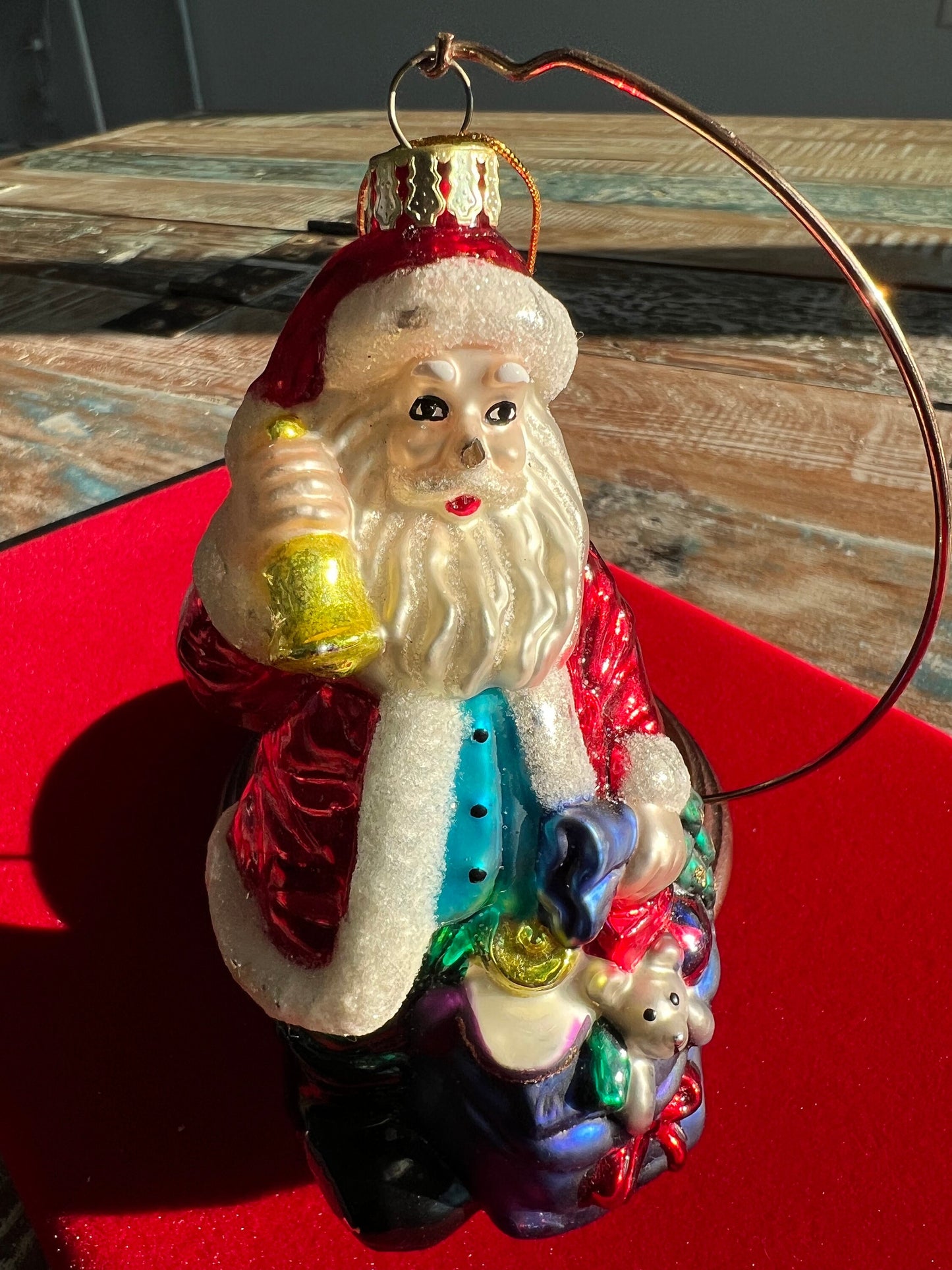 Vintage Santa Claus Ornament, Santa Christmas Ornaments, Old St. Nicholas St. Nick, Lover Antiques and Vintage
