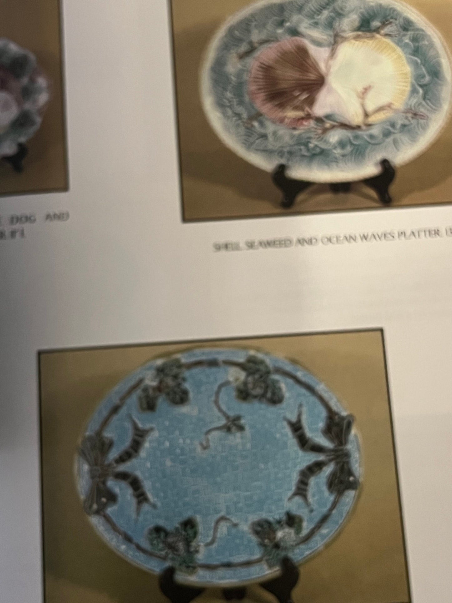 Majolica Pottery Book, The Collector’s Encyclopedia of Majolica, Identification & Values Guide, Hardcover Book, Lover Antiques and Vintage