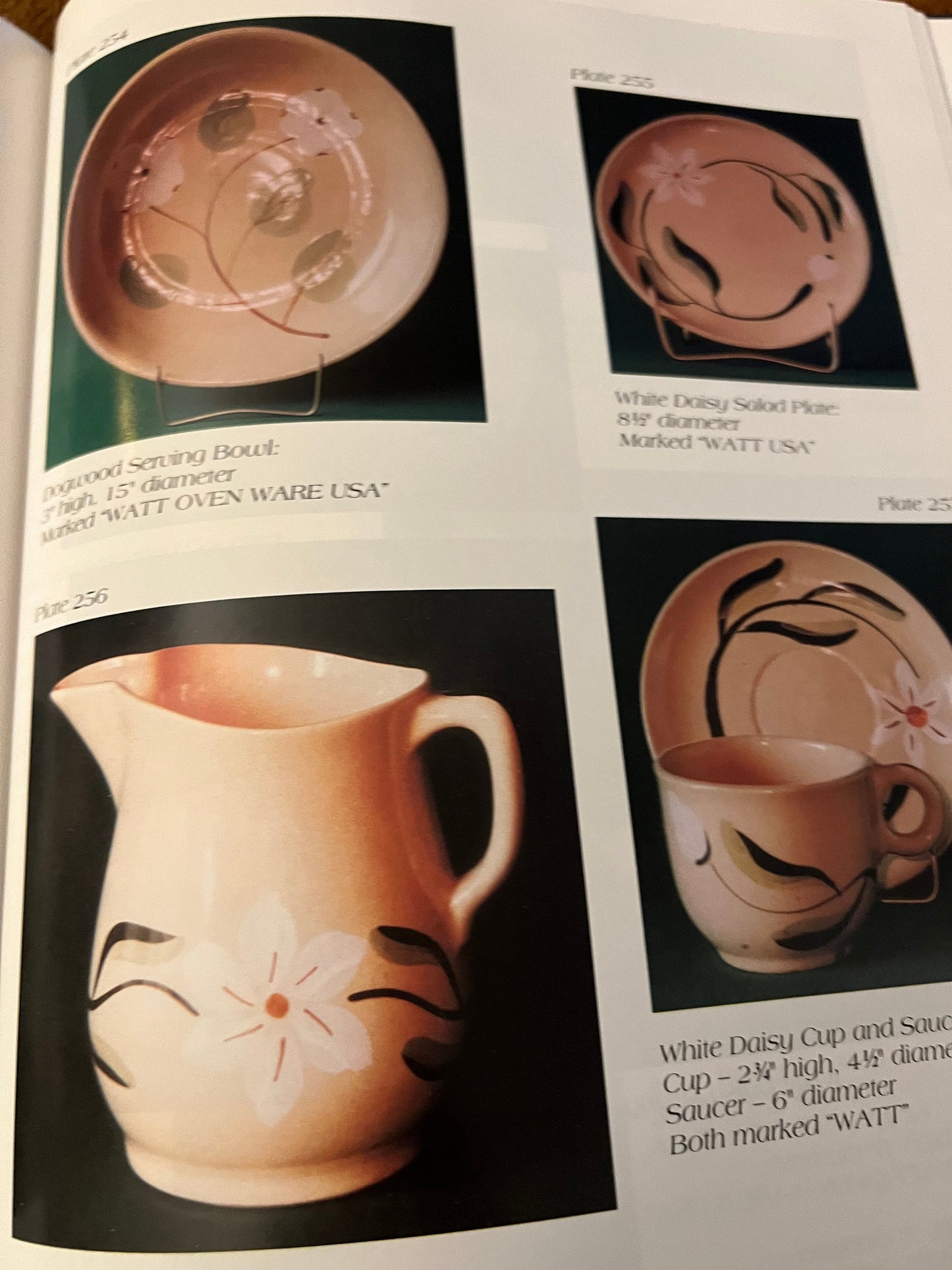 Watt Pottery Book, Identification and Value Guide, Banded Watt Ware, by Sue and Dave Morris, Hardcover Book, Lover Antiques
