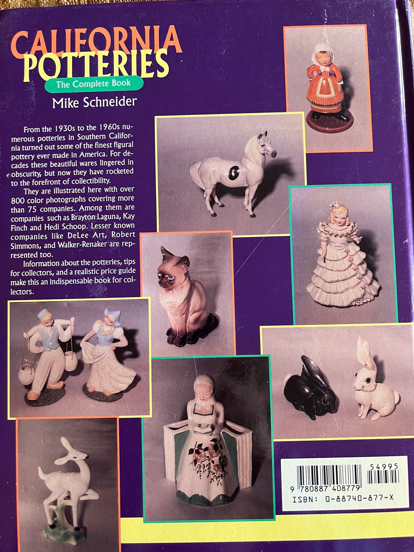 California Potteries The Complete Book with Price Guide, by Mike Schneider, Pottery Book, CA Pottery Guide, Lover Antiques and Vintage