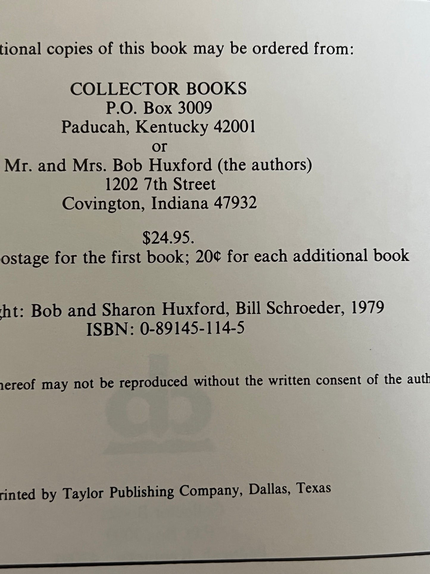 The Collectors Encyclopedia of Weller Pottery Book, Samuel Weller, Weller Guide, by Sharon and Bob Huxford, Lover Antiques and Vintage