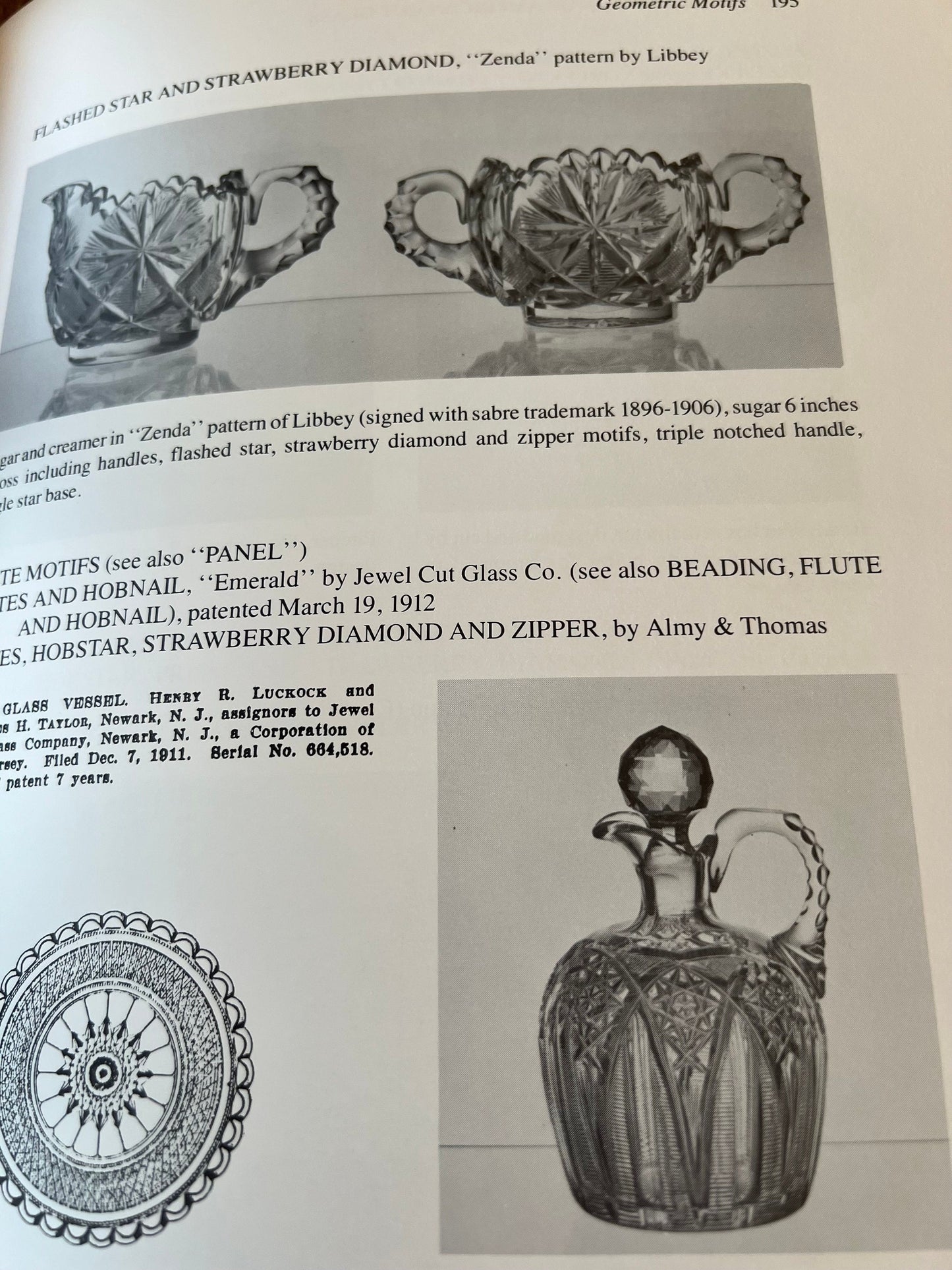 Encyclopedia of American Cut and Engraved Glass 1880-1917 Volume III Geometric Motifs by J. Michael Pearson Lover Antiques and Vintage