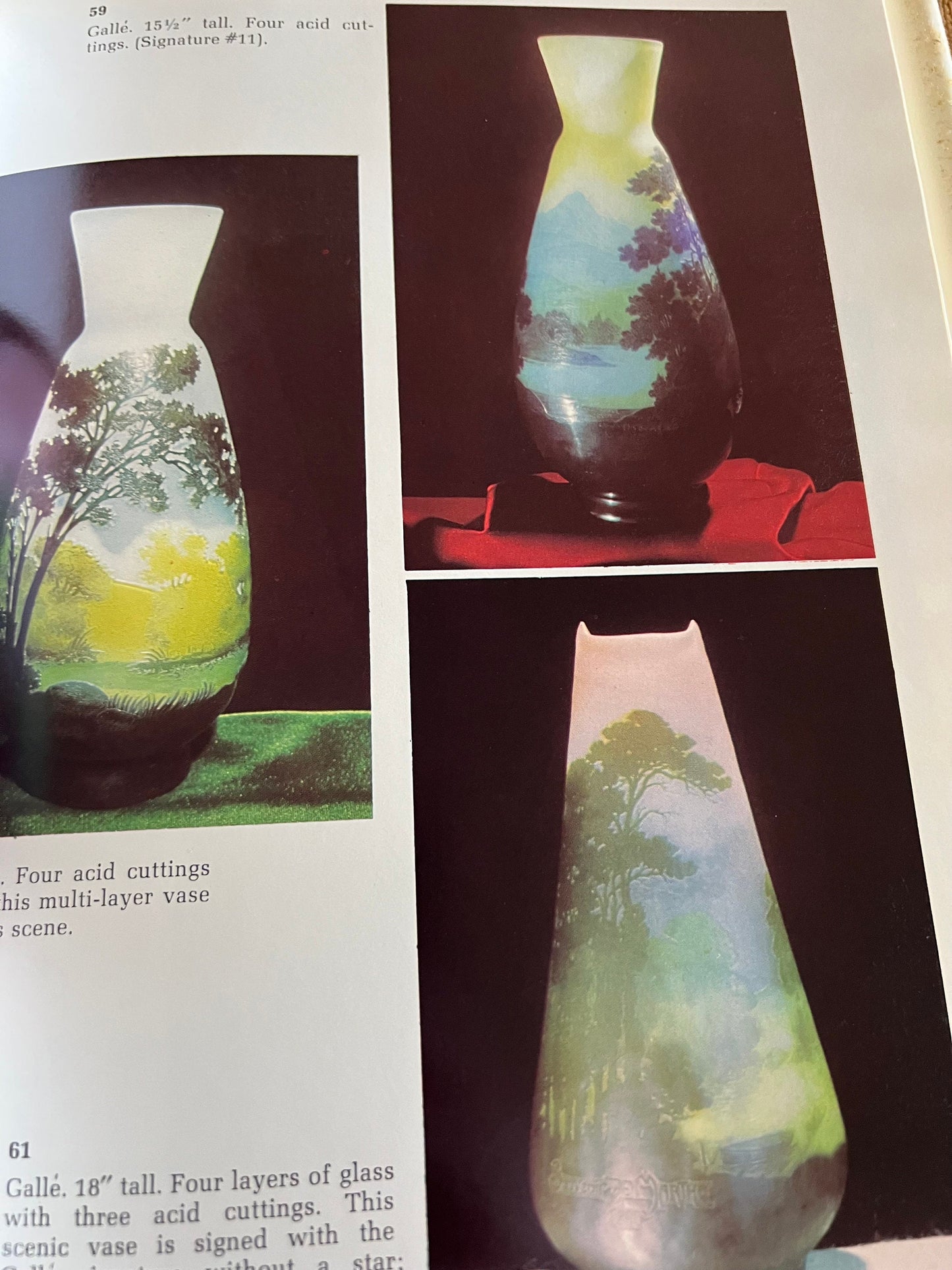 Vintage French Cameo Glass Book, by Berniece and Henry Blount, Cameo Glass Guide, 1968, Glass from France, Lover Antiques and Vintage