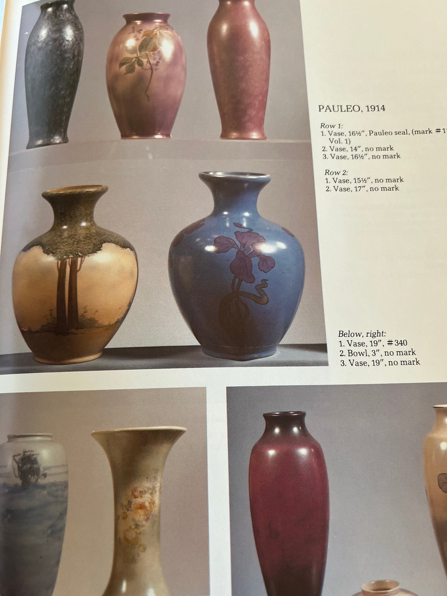 The Collectors Encyclopedia of Roseville Pottery Guide Book By Sharon and Bob Huxford, Second Series, Lover Antiques and Vintage