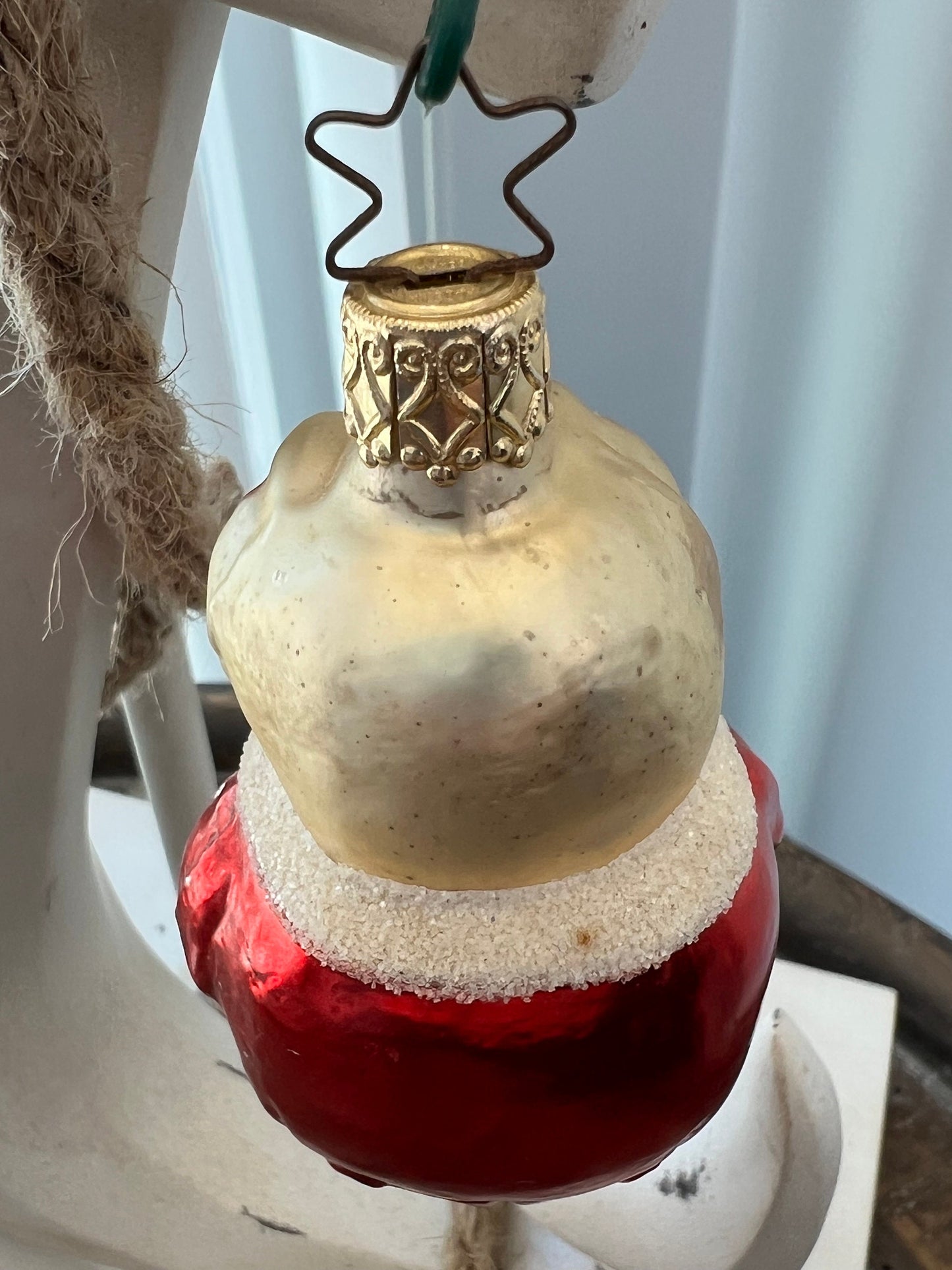 Vintage Inge Owl Ornament, Made in Germany, Hand Blown Glass Christmas Holiday Retired Ornaments Lover Antiques and Vintage