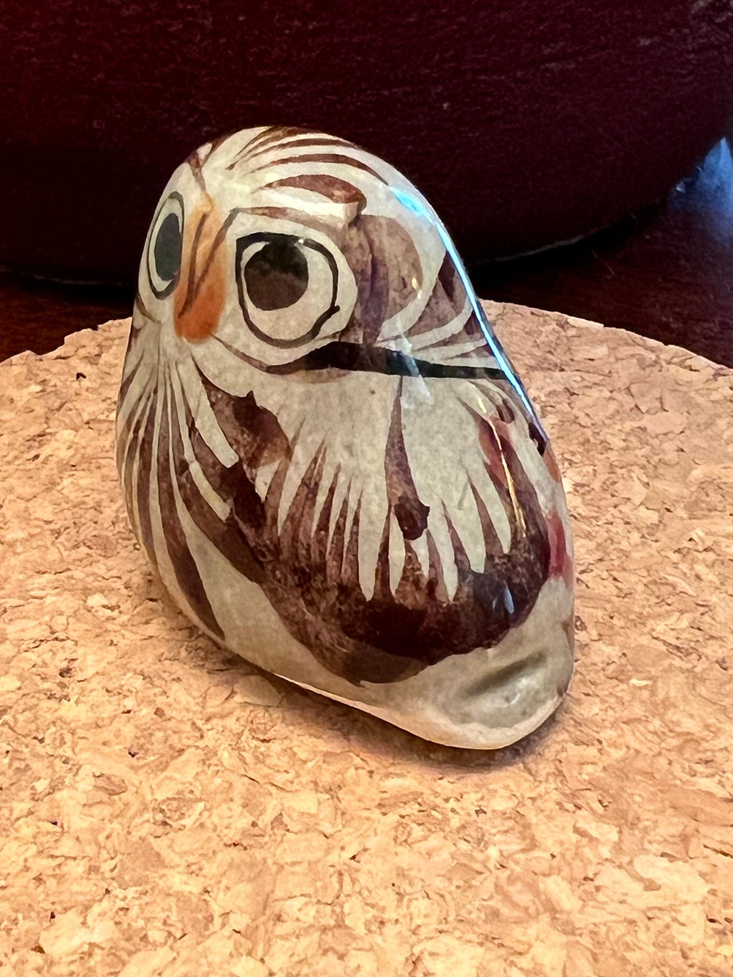 Vintage Tonala Mexican Pottery Owl, El Palomar, Ken Edwards Pottery, Owl Art, Mid-Century Modern Pottery, Bird Lover Antiques and Vintage