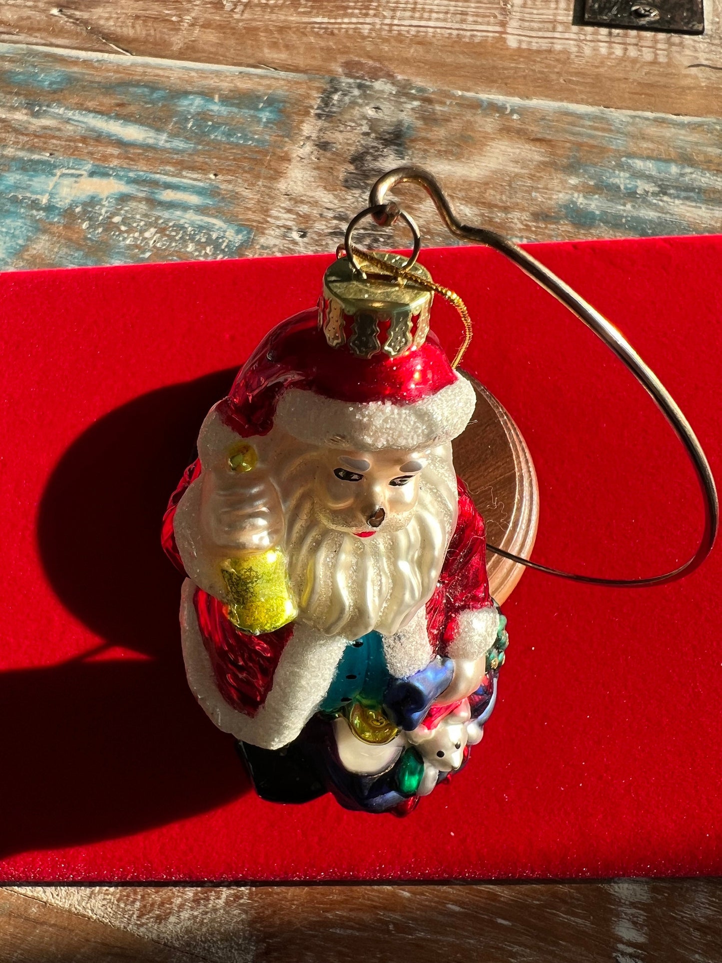 Vintage Santa Claus Ornament, Santa Christmas Ornaments, Old St. Nicholas St. Nick, Lover Antiques and Vintage