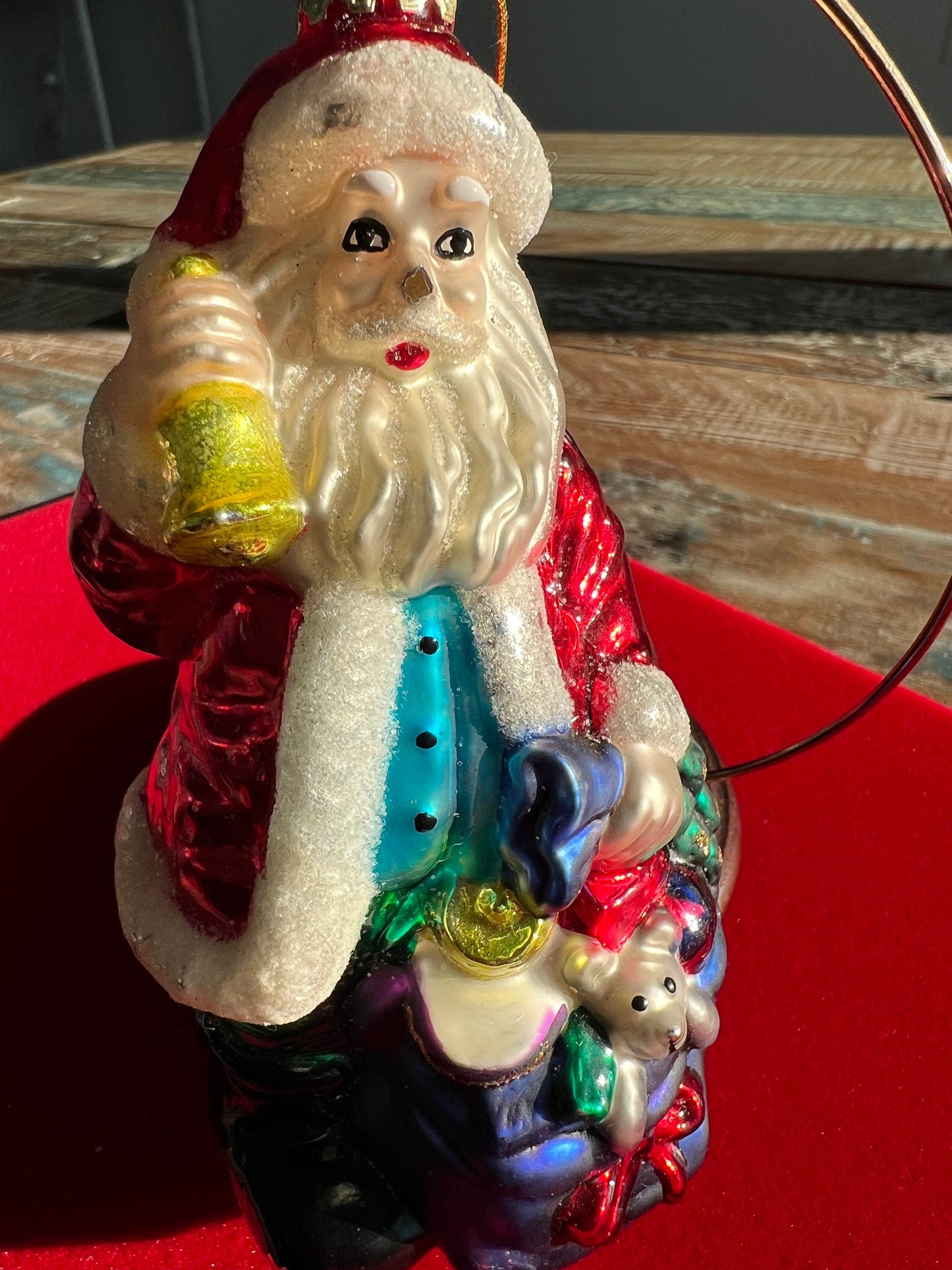 Vintage Santa Claus Ornament, Santa Christmas Ornaments, Old St. Nicholas St. Nick, Lover Antiques and Vintage
