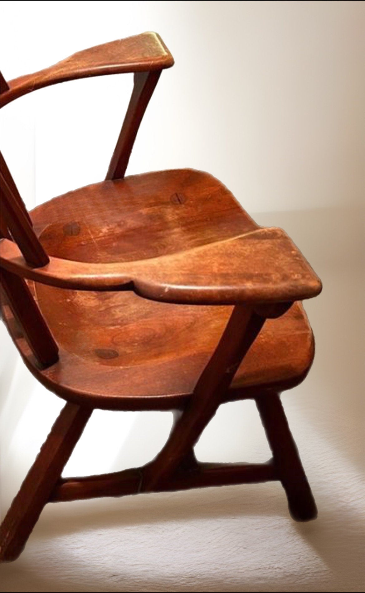 Windsor Armchair Sikes Chair Company, by Herman de Vries, designer Rare Chair, Birch Chair