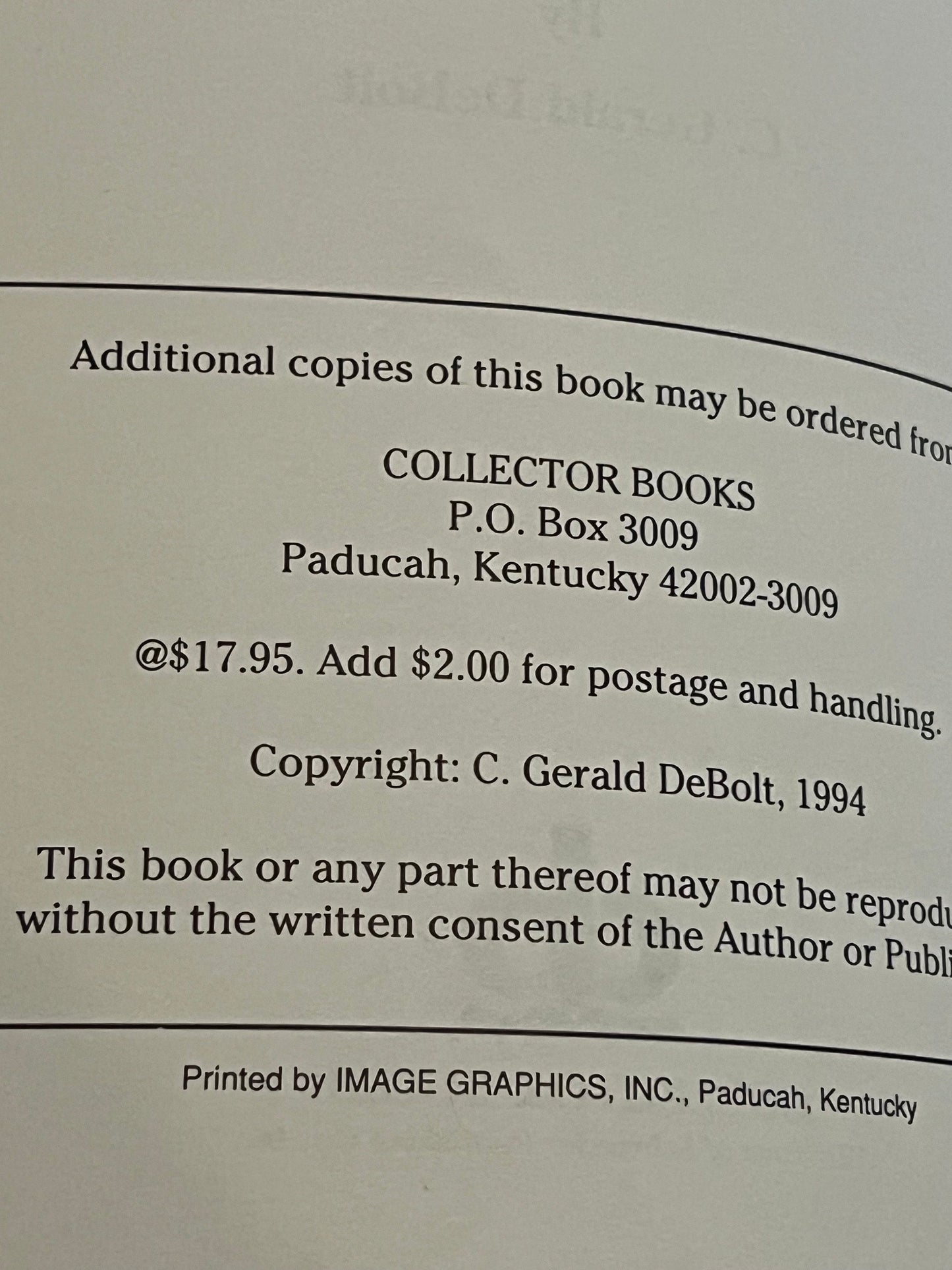 Debolt’s Dictionary of American Pottery Marks Whiteware & Porcelain Book Guide by Gerald DeBolt Lover Antiques and Vintage