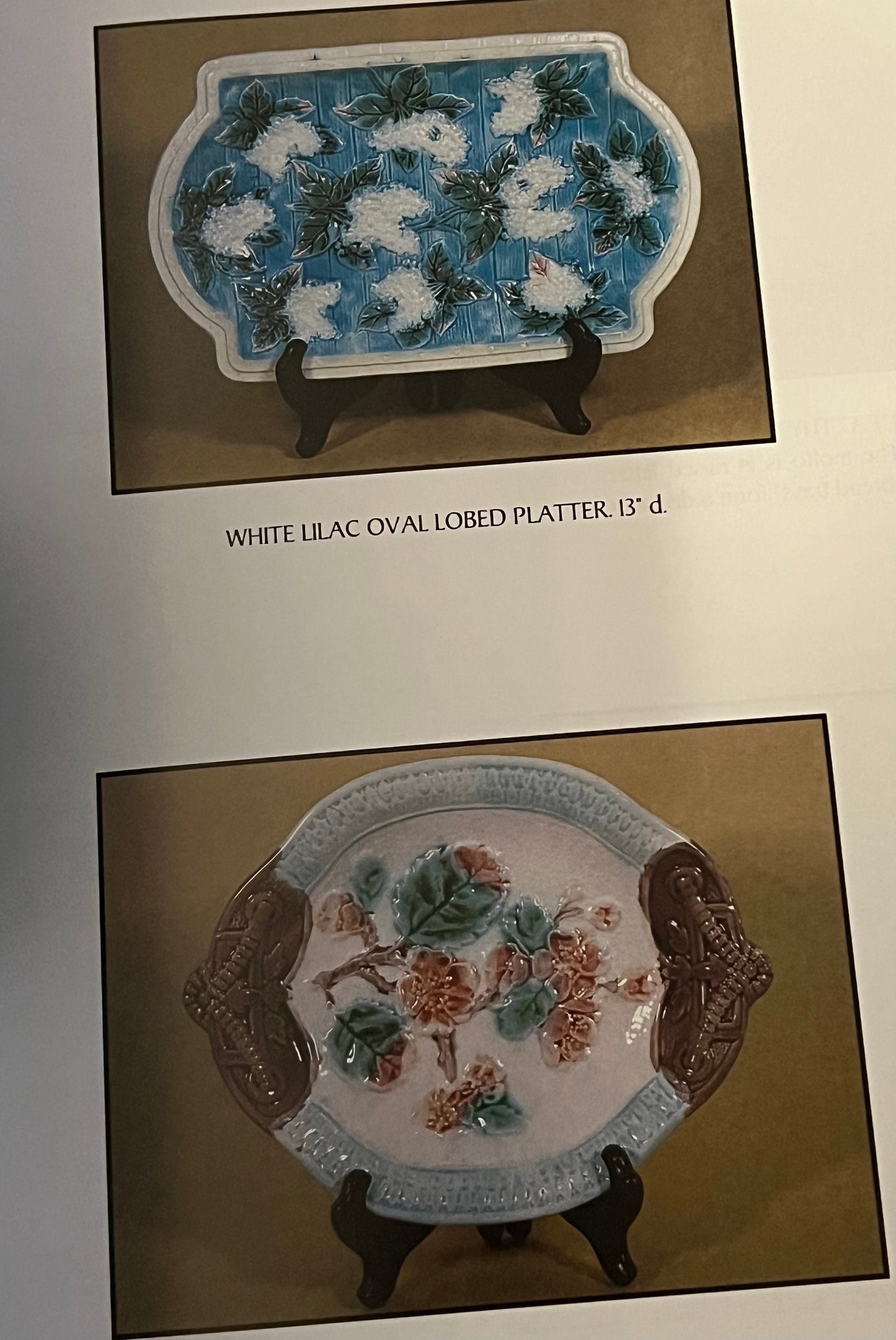 Majolica Pottery Book, The Collector’s Encyclopedia of Majolica, Identification & Values Guide, Hardcover Book, Lover Antiques and Vintage