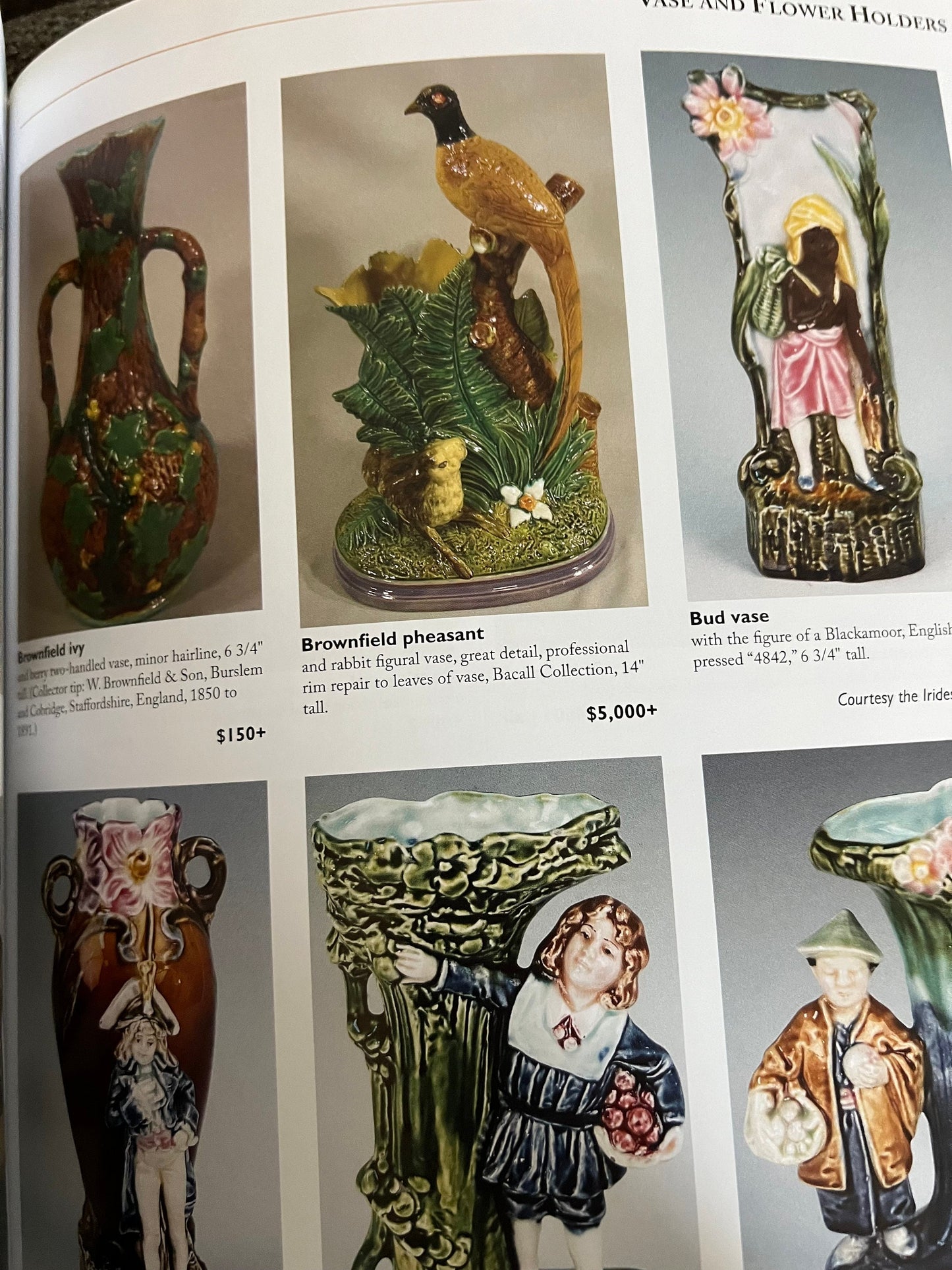 Warman’s Majolica Book, Ceramics Book, Wedgwood, George Jones, Holdcraft, Identification & Values Price Guide, Lover Antiques and Vintage