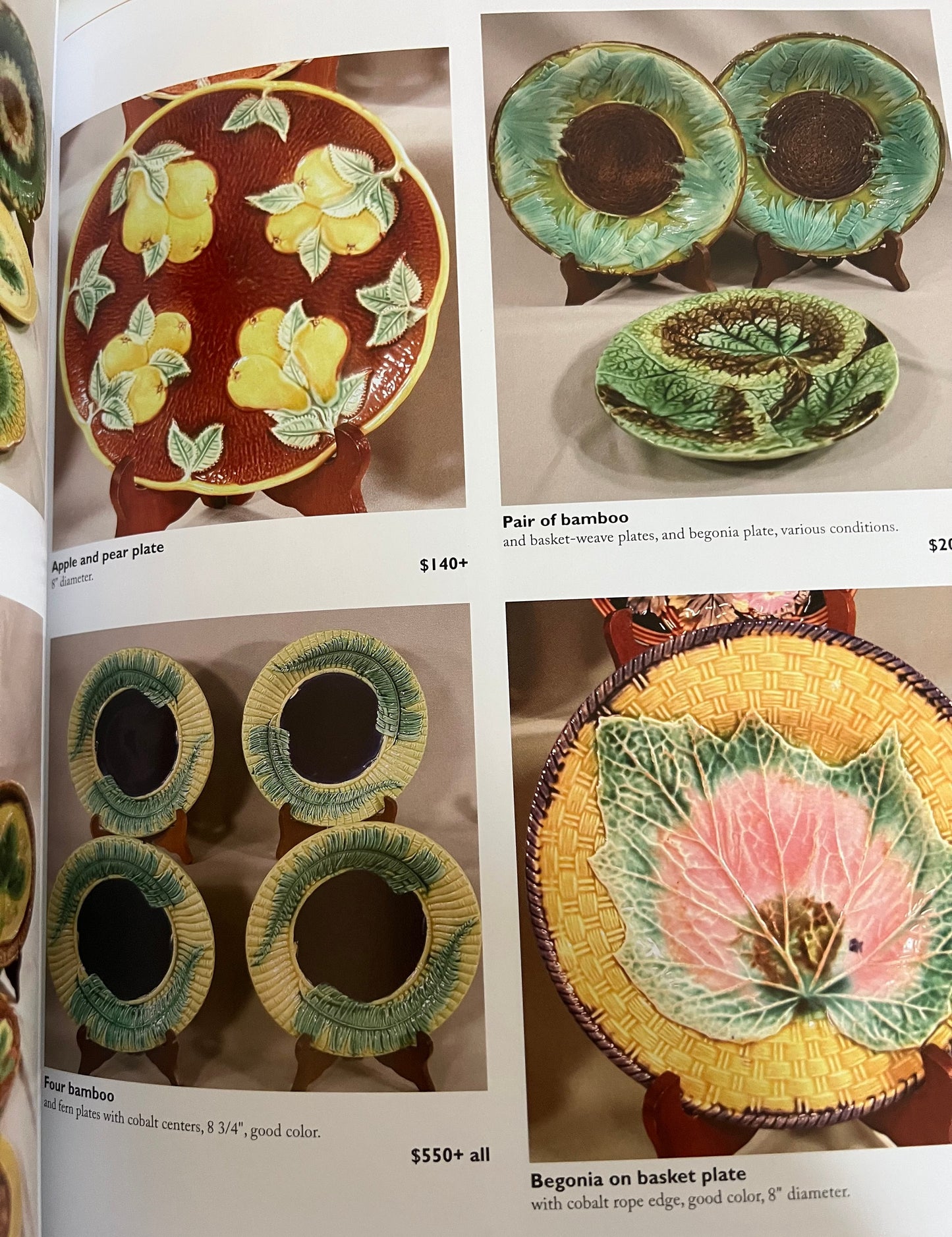 Warman’s Majolica Book, Ceramics Book, Wedgwood, George Jones, Holdcraft, Identification & Values Price Guide, Lover Antiques and Vintage