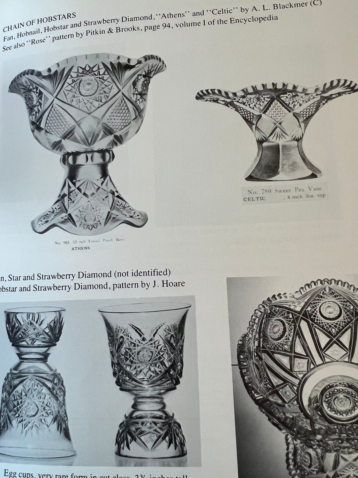 Encyclopedia of American Cut and Engraved Glass 1880-1917 Volume III Geometric Motifs by J. Michael Pearson Lover Antiques and Vintage