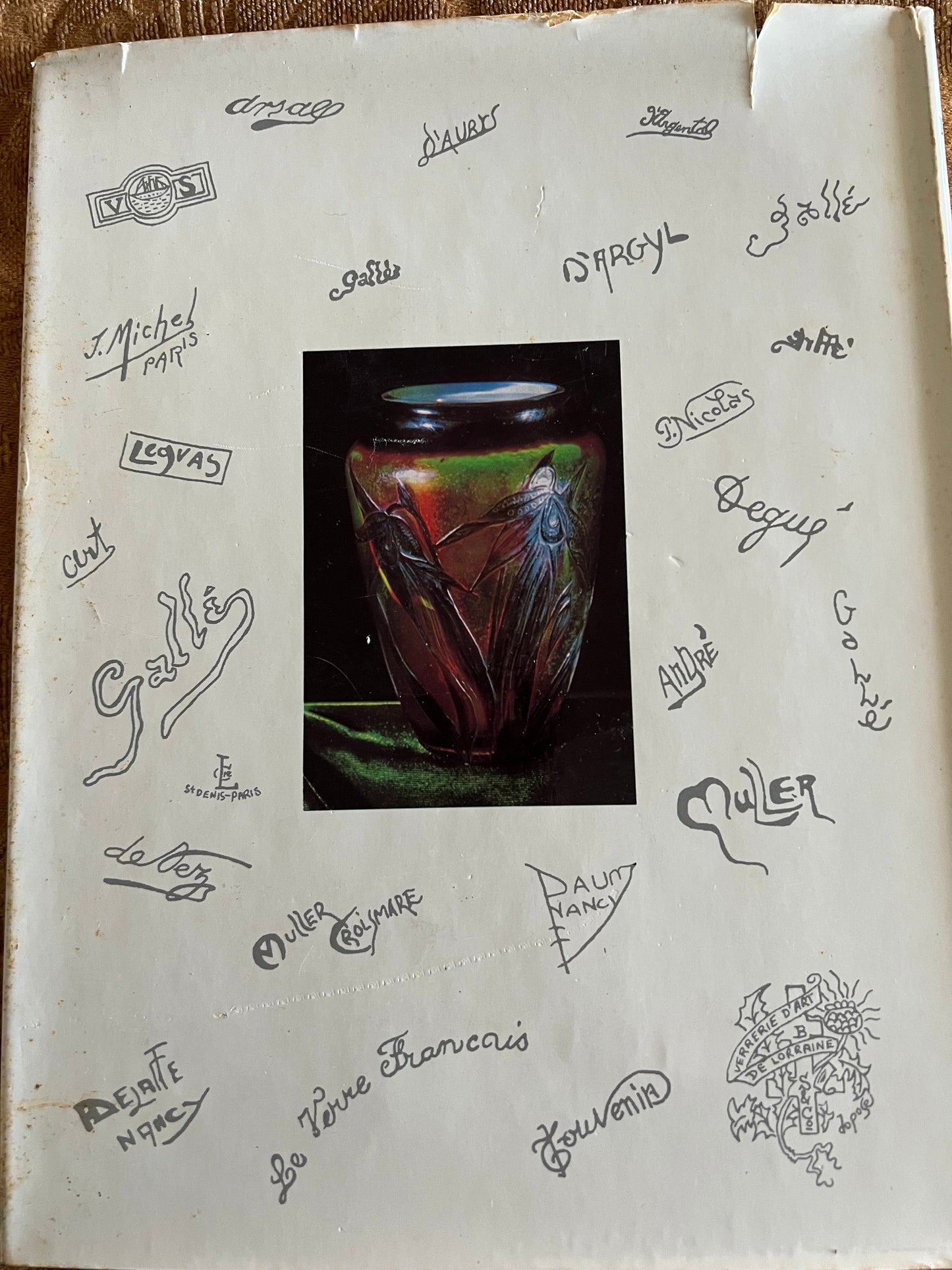 Vintage French Cameo Glass Book, by Berniece and Henry Blount, Cameo Glass Guide, 1968, Glass from France, Lover Antiques and Vintage