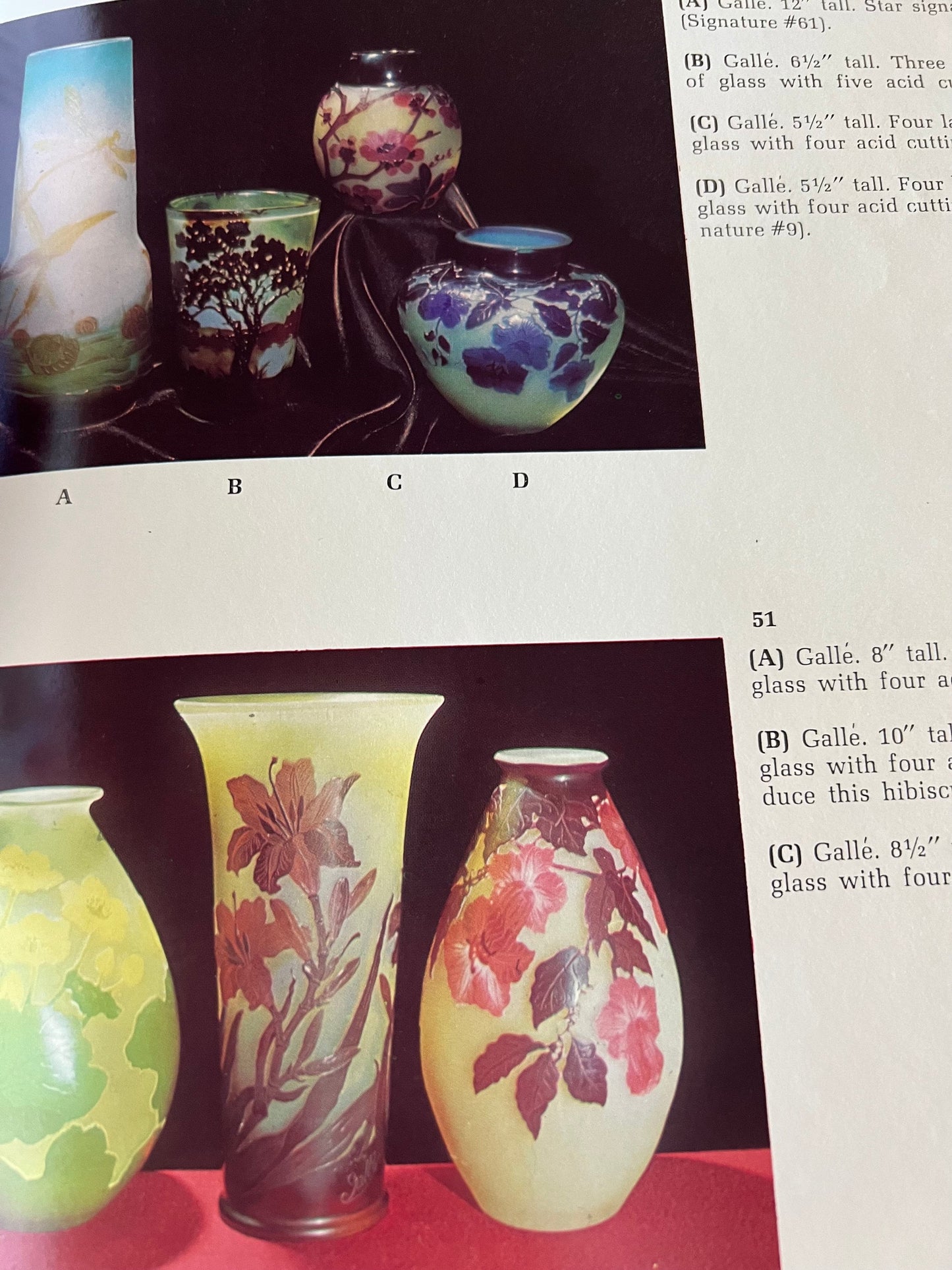 Vintage French Cameo Glass Book, by Berniece and Henry Blount, Cameo Glass Guide, 1968, Glass from France, Lover Antiques and Vintage