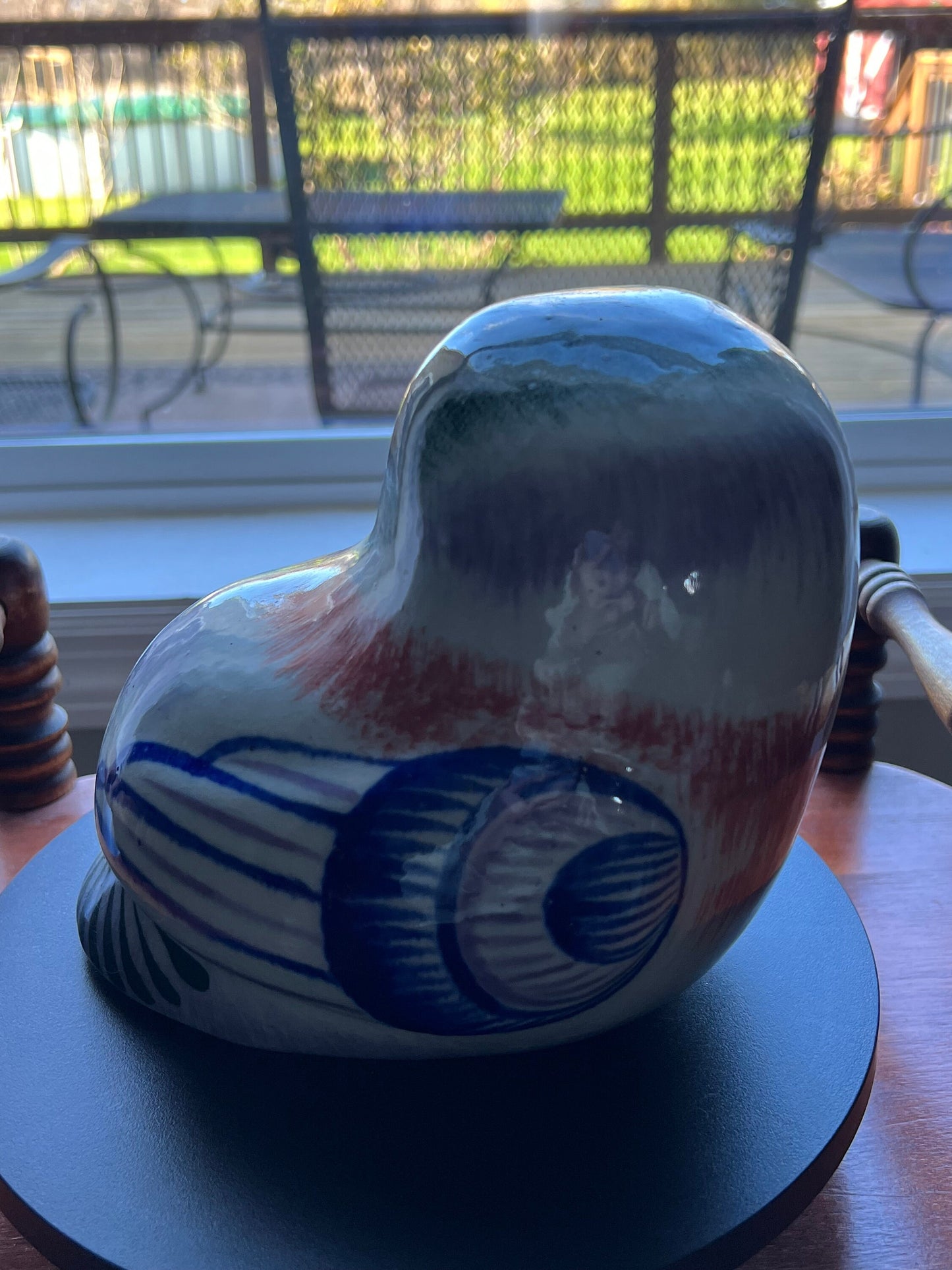 Vintage Tonala Mexican Pottery Owl, ERandi signed, Owl Art, Mid-Century Modern Pottery, Bird Lover Antiques and Vintage