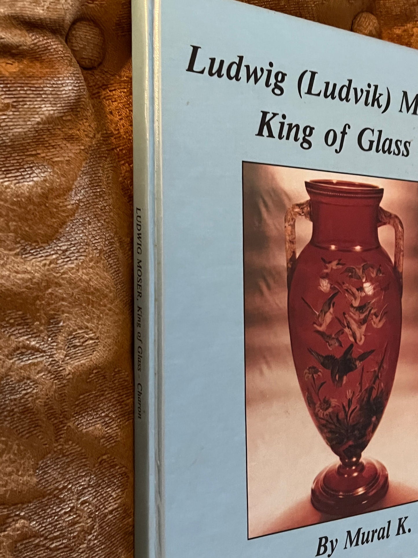 Vintage Ludwig Moser King of Glass Book, Moser Glass Book, by Mural K. Charon,