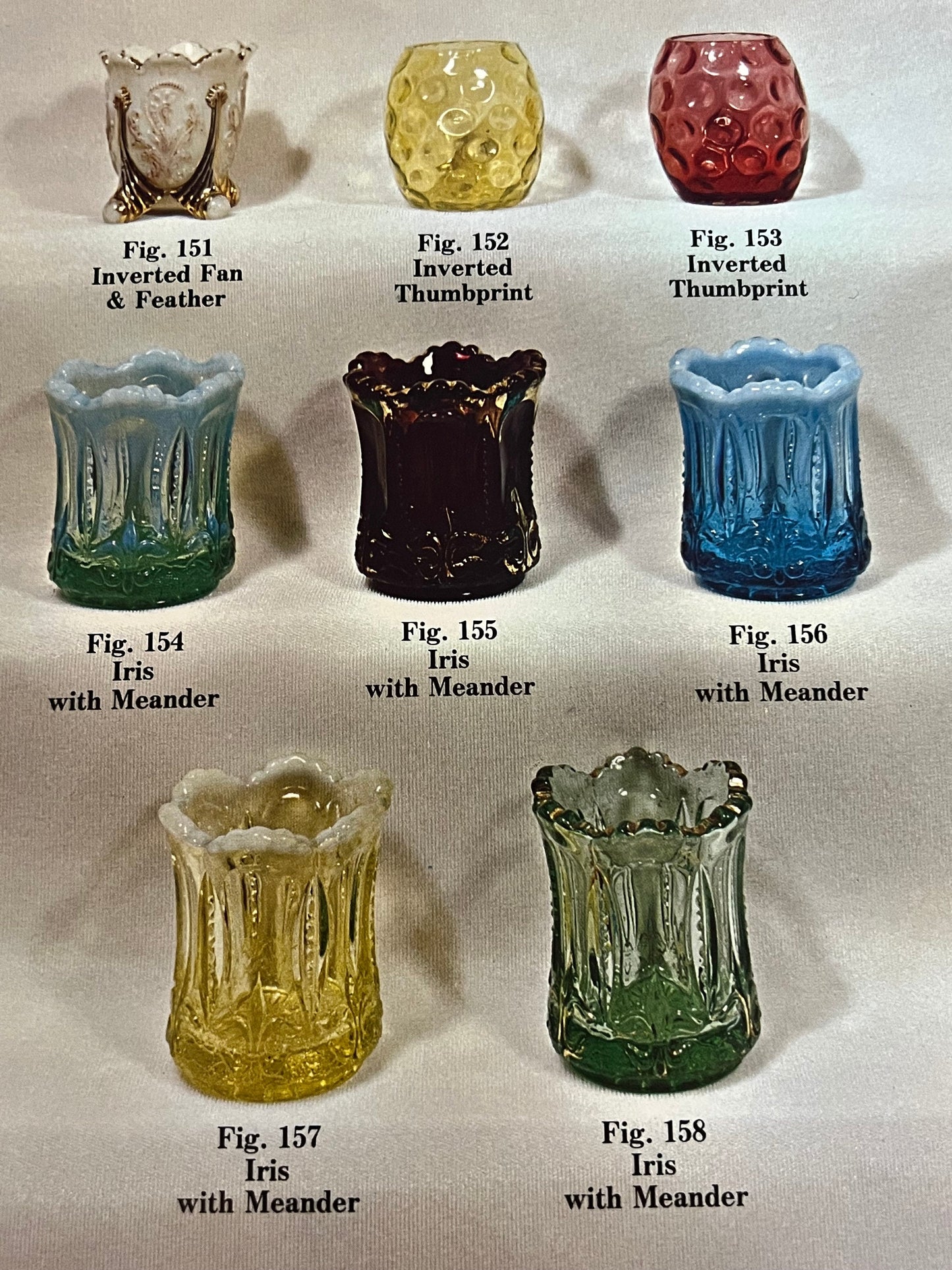 Encyclopedia of Victorian Colored Pattern Glass Book 1, Toothpick Holder Book, Toothpick Holders from A-Z Guide Book, by William Heacock
