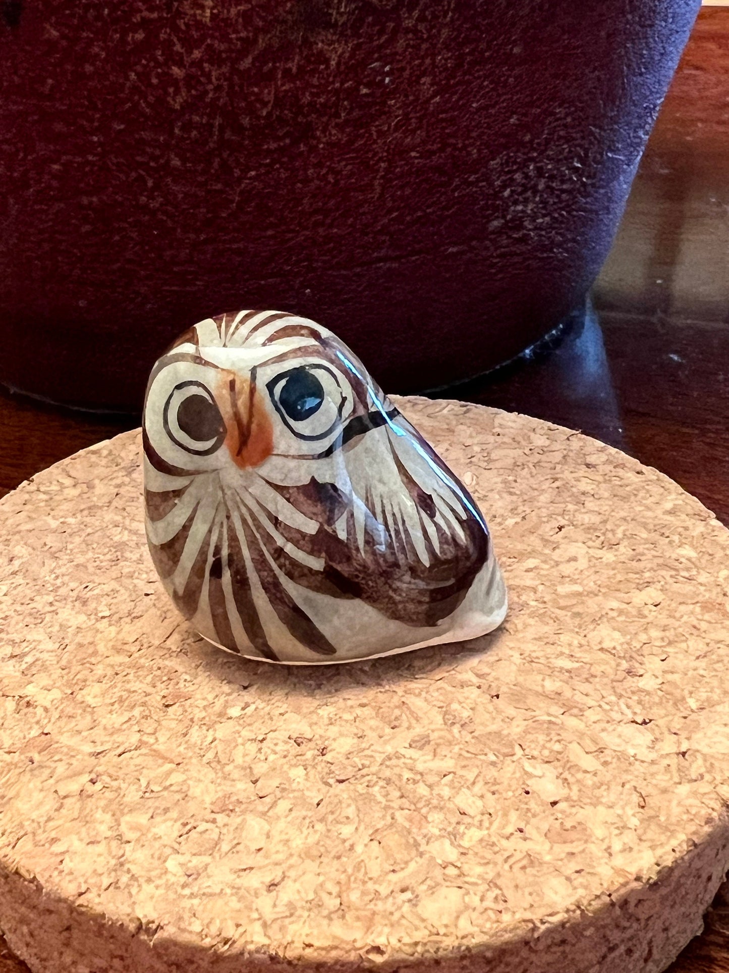 Vintage Tonala Mexican Pottery Owl, El Palomar, Ken Edwards Pottery, Owl Art, Mid-Century Modern Pottery, Bird Lover Antiques and Vintage
