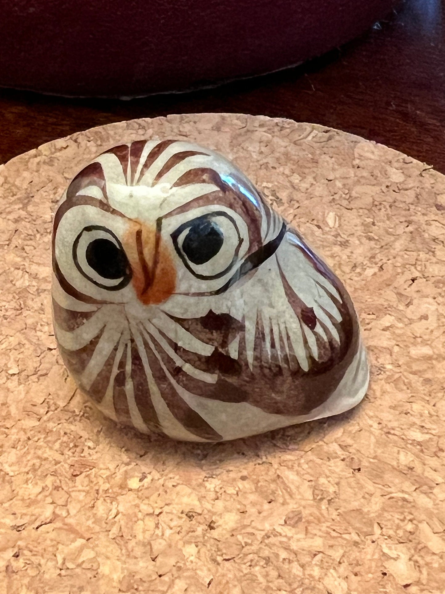Vintage Tonala Mexican Pottery Owl, El Palomar, Ken Edwards Pottery, Owl Art, Mid-Century Modern Pottery, Bird Lover Antiques and Vintage