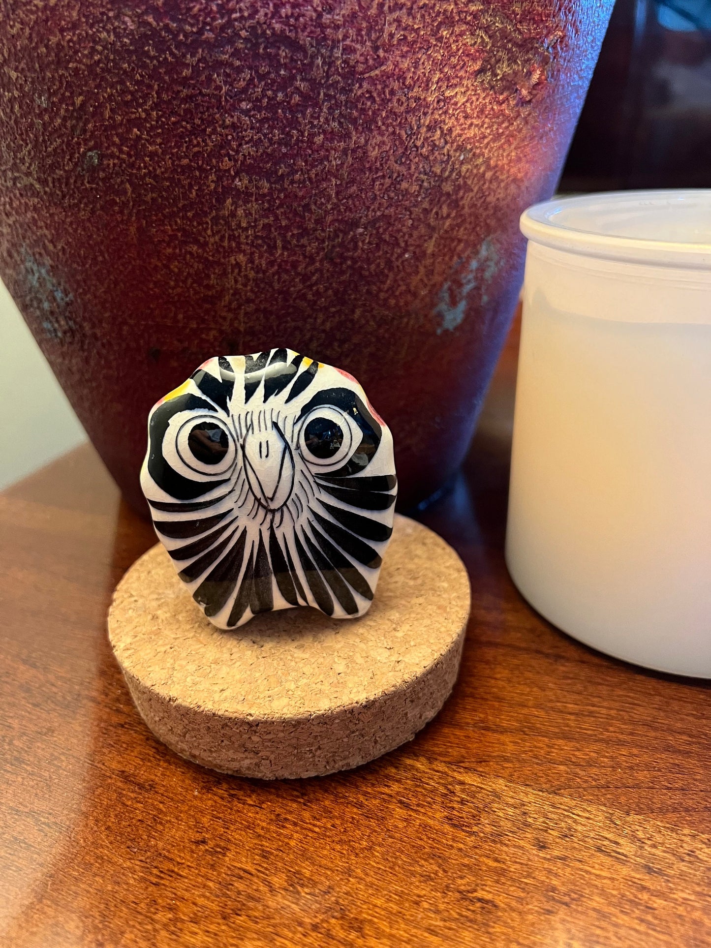Vintage Tonala Mexican Pottery Owl, El Palomar, Ken Edwards Pottery, Owl Art, Mid-Century Modern Pottery, Bird Lover Antiques and Vintage