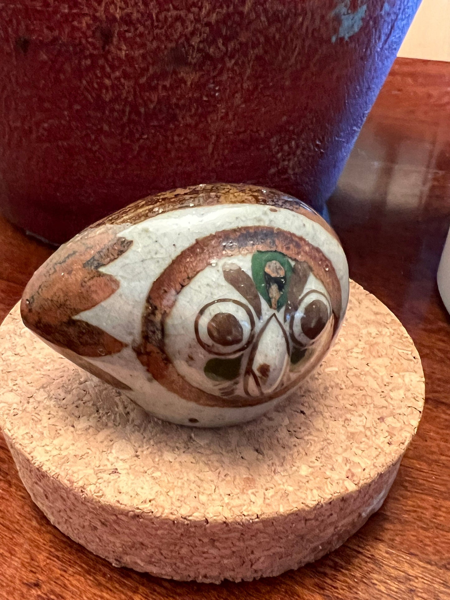 Vintage Tonala Mexican Pottery Owl, El Palomar, Ken Edwards Pottery, Owl Art, Mid-Century Modern Pottery, Bird Lover Antiques and Vintage