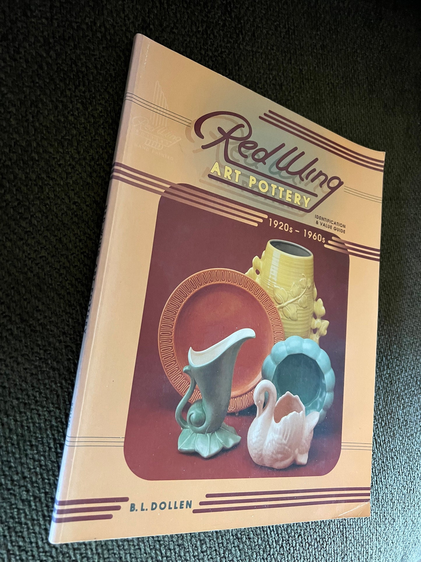 Vintage Red Wing Art Pottery Book, by BL Dollen, 1920’s-1960’s, Pottery Art Guide, Lover Antiques and Vintage