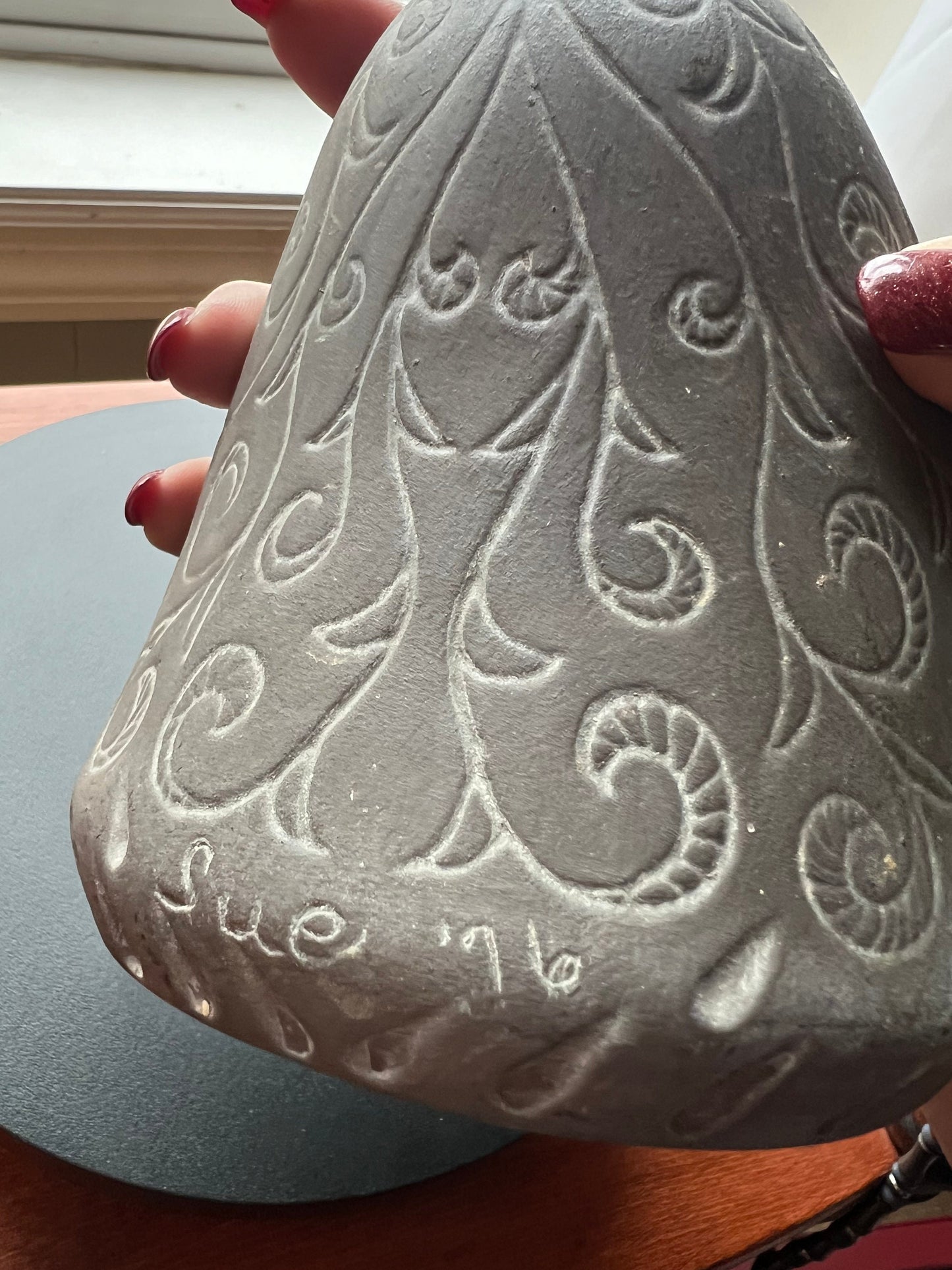 Vintage Tonala Mexican Pottery Owl, Signed Sue ‘76, Ken Edwards Pottery, Owl Art, Mid-Century Modern Pottery, Lover Antiques and Vintage