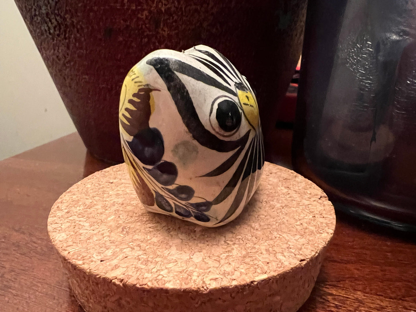 Vintage Tonala Mexican Pottery Owl, Signed Cat Jada Mexico, Ken Edwards Pottery, Owl Art, Mid-Century Modern Pottery, Lover Antiques