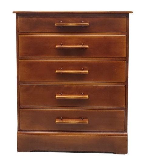 Cushman Colonial Creations Peter Schuyler 5 Drawer Chest No. 4–168, Cushman Dresser, Peter Schuyler Dresser, Lover Antiques and Vintage