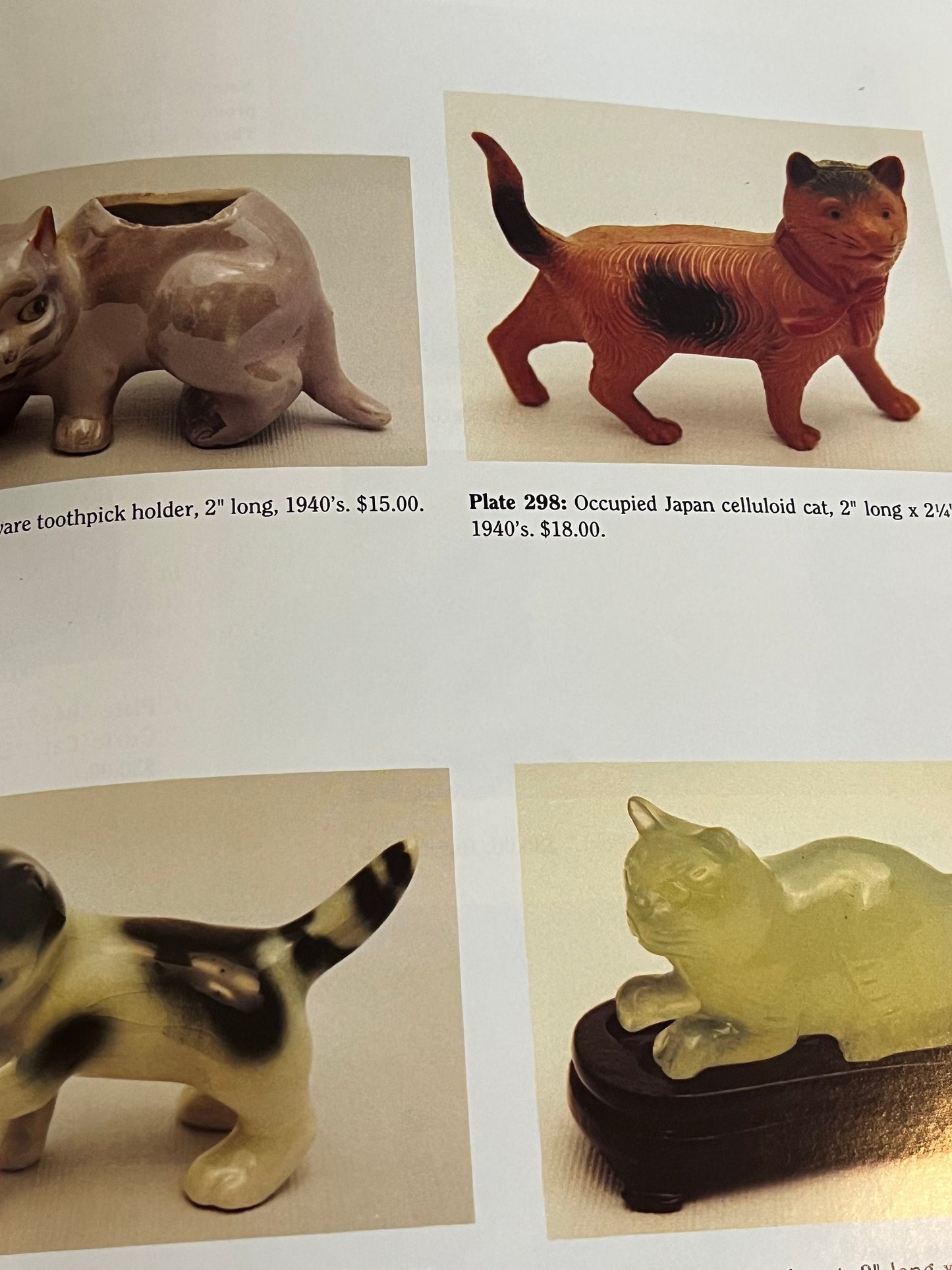 Vintage Collectible Cats Book, An identification & Value Guide, Cat Jewelry, Cat Collectibles, Garfield, Lover Antiques and Vintage