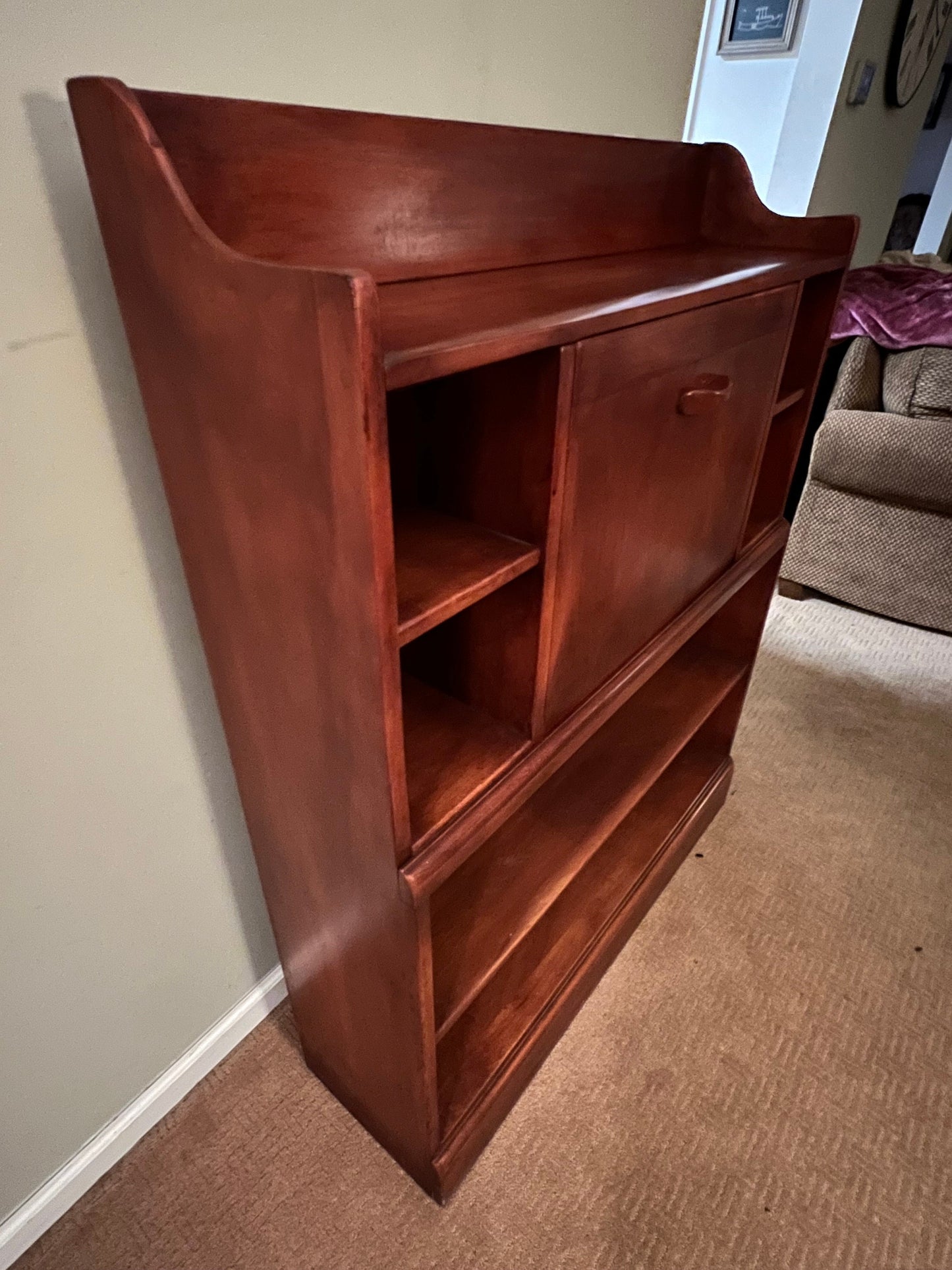 Cushman Colonial Creations Ezekiel Crane Bookcase Desk #5-119, Cushman Book Case, Cushman Desk, Lover Antiques and Vintage