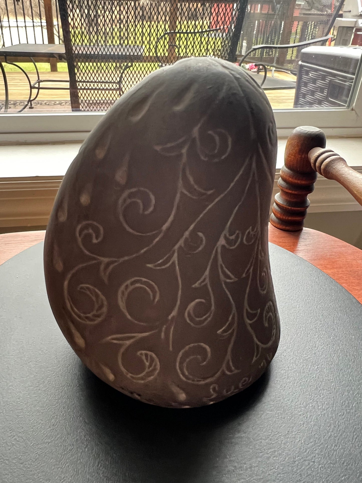 Vintage Tonala Mexican Pottery Owl, Signed Sue ‘76, Ken Edwards Pottery, Owl Art, Mid-Century Modern Pottery, Lover Antiques and Vintage