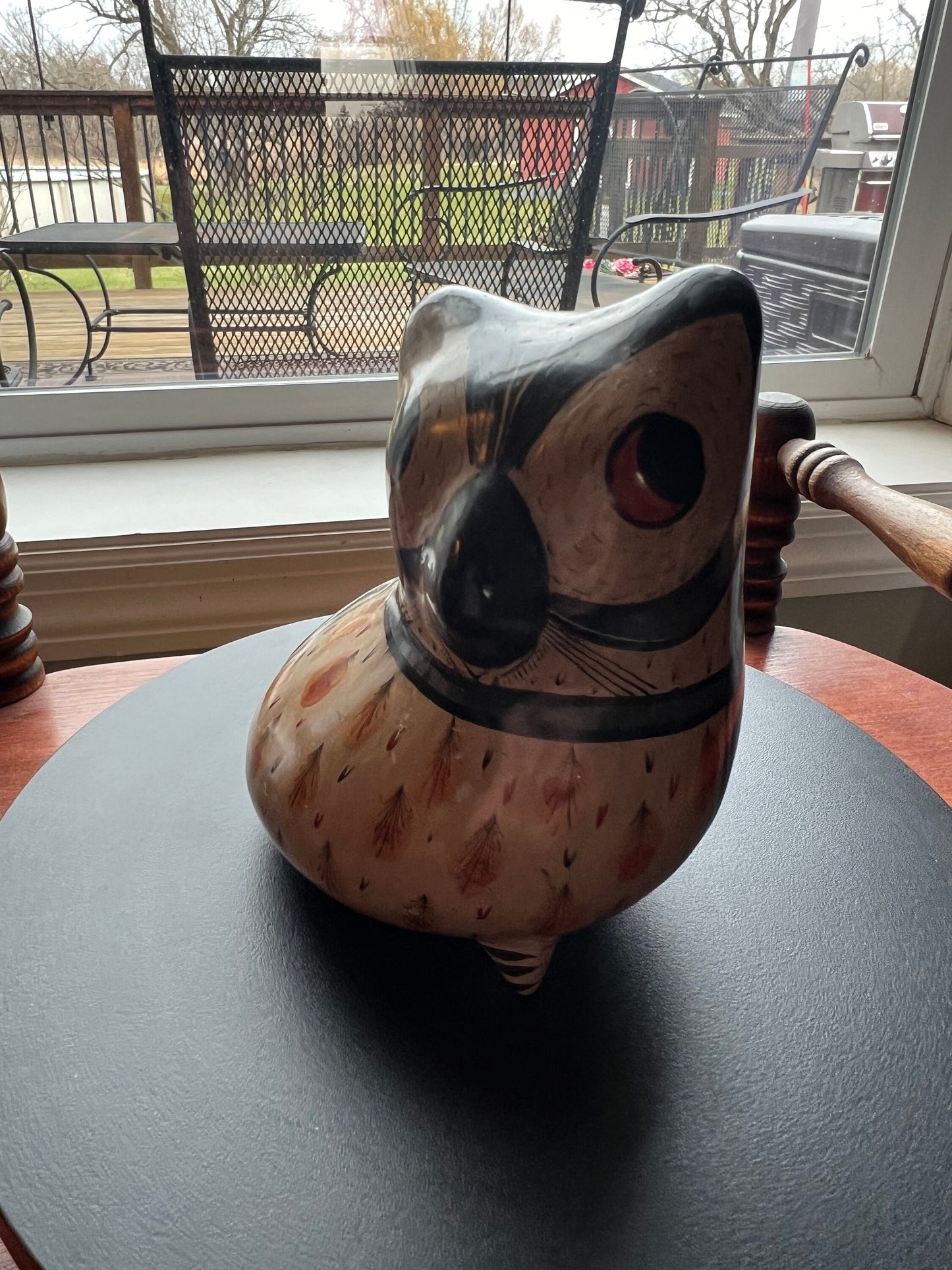 Vintage Solis Tonala Mexican Pottery Owl, Ken Edwards Pottery, Owl Art, Mid-Century Modern Pottery, Bird Lover Antiques and Vintage