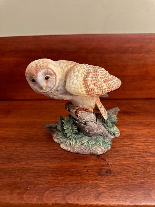 Vintage Lenox American Barn Owl Bird Figurine, Lenox Garden Bird Animals, Fine Porcelain Barn Owl, Lenox Owl, Porcelain Owl, Lover Antiques