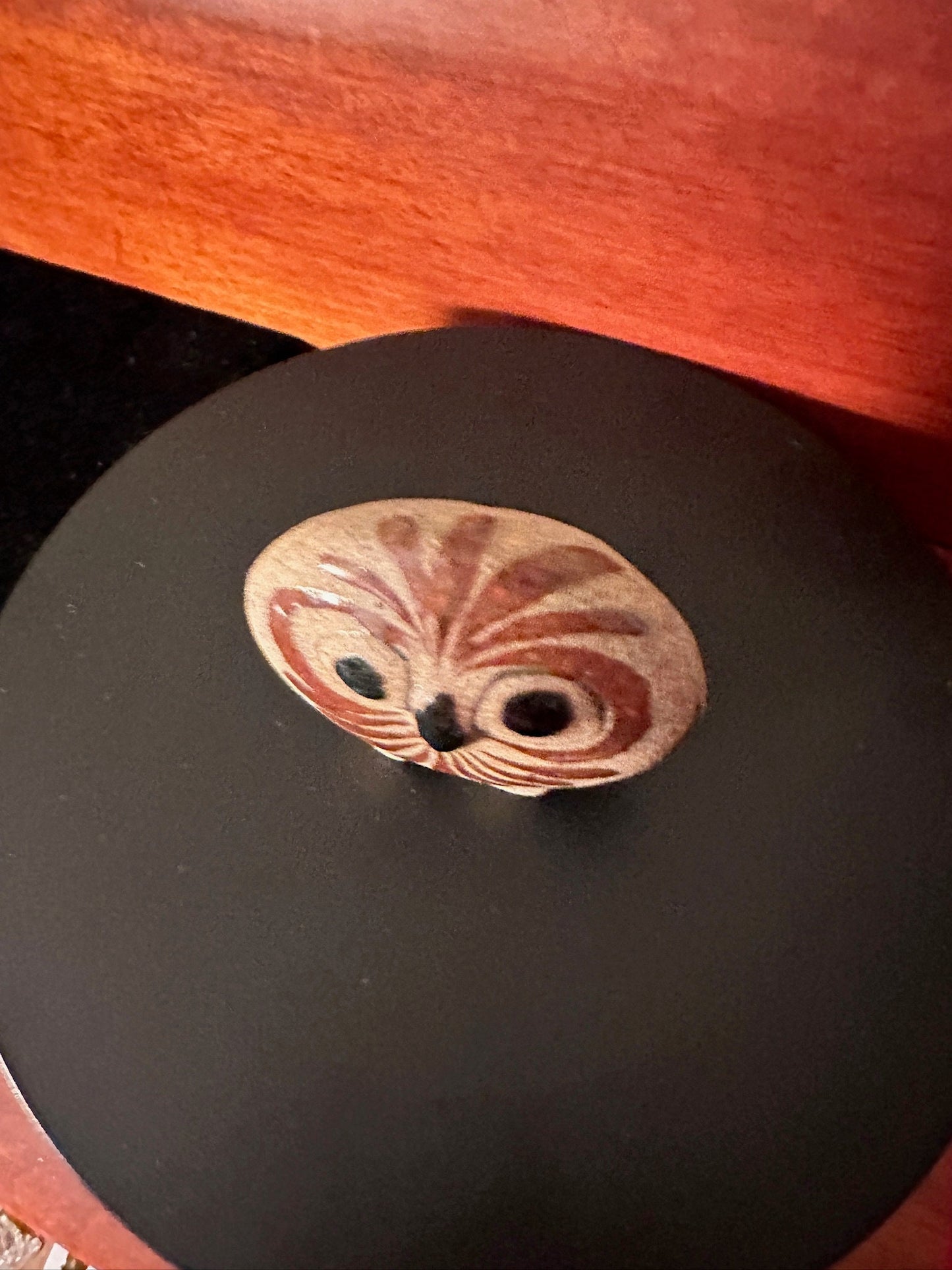 Vintage Tonala Mexican Pottery Owl, signed CAT, Ken Edwards Pottery, Owl Art, Mid-Century Modern Pottery, Bird Lover Antiques and Vintage