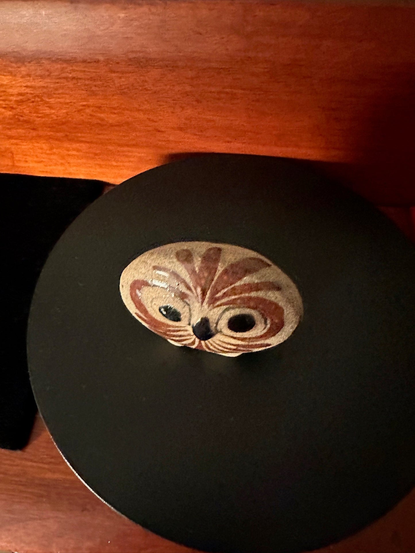 Vintage Tonala Mexican Pottery Owl, signed CAT, Ken Edwards Pottery, Owl Art, Mid-Century Modern Pottery, Bird Lover Antiques and Vintage