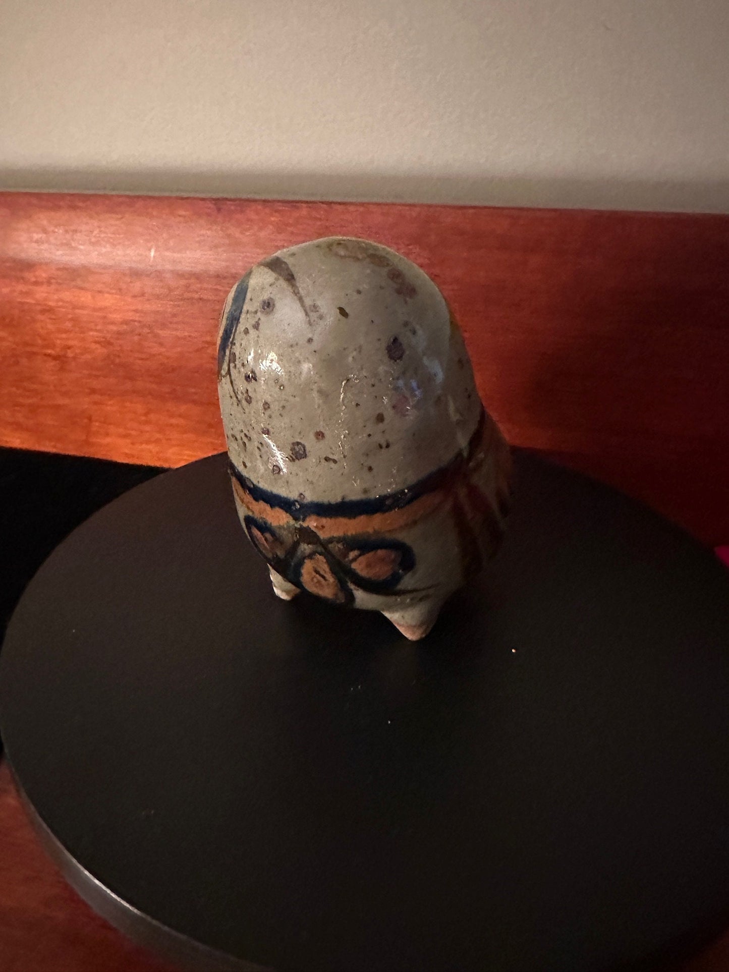 Vintage Tonala Mexican Pottery Owl, signed CAT, Ken Edwards Pottery, Owl Art, Mid-Century Modern Pottery, Bird Lover Antiques and Vintage