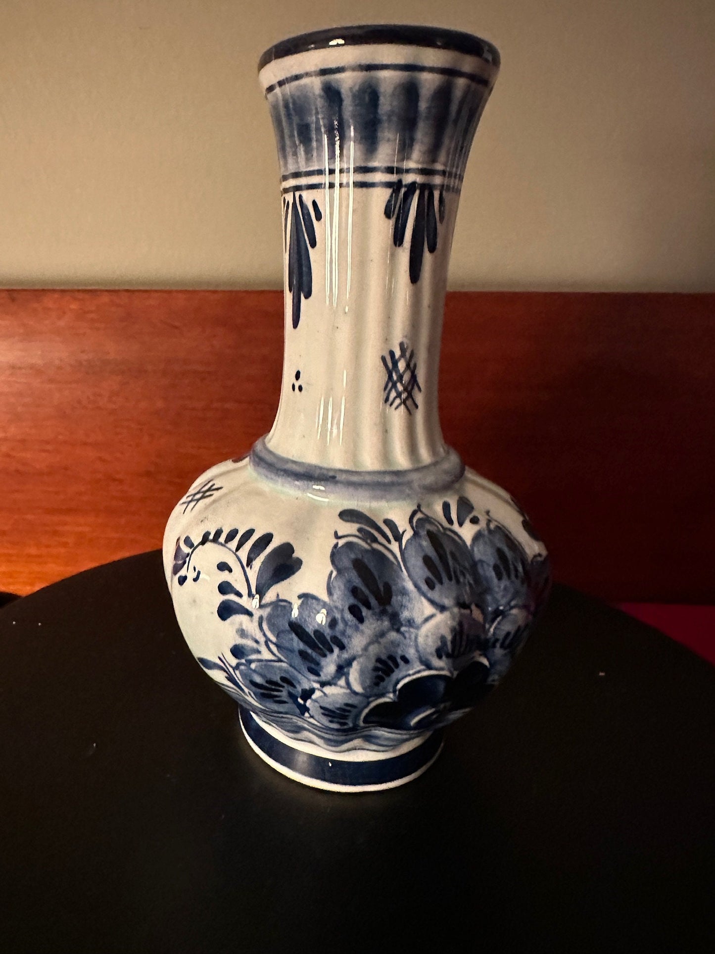 Vintage Delft Vase No. 252A, Delft Blue & White Vase, Lover Antiques and Vintage
