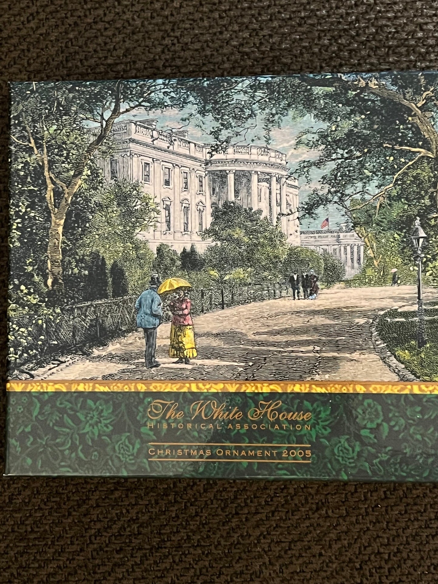 The White House Historical Association Christmas Ornament 2005, President James A. Garfield, South Front of White House Ornament
