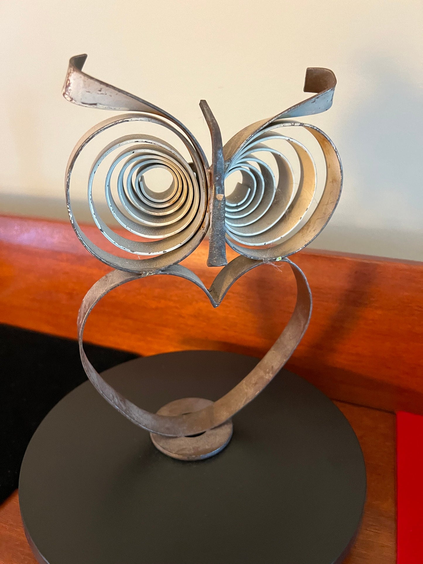 Vintage Owl Metal Art, Owl Wall Hanging, Owl Metal Wall Art, Metal Wall Owl, Lover Antiques and Vintage