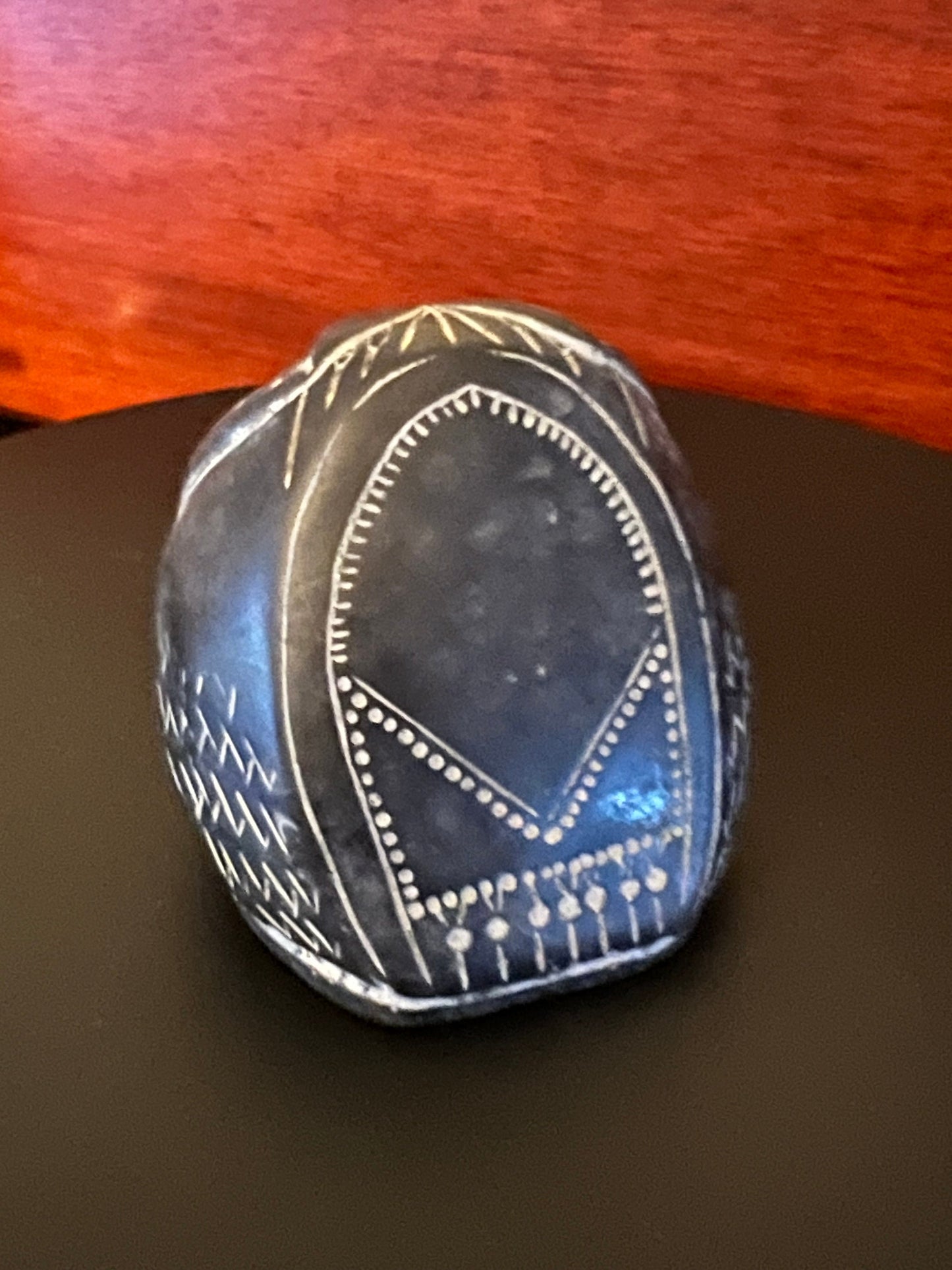Vintage Pearlite Stonecraft Black & White Owl, Canada by Stonecraft Owl, Soapstone Owl Figurine, Lover Antiques and Vintage