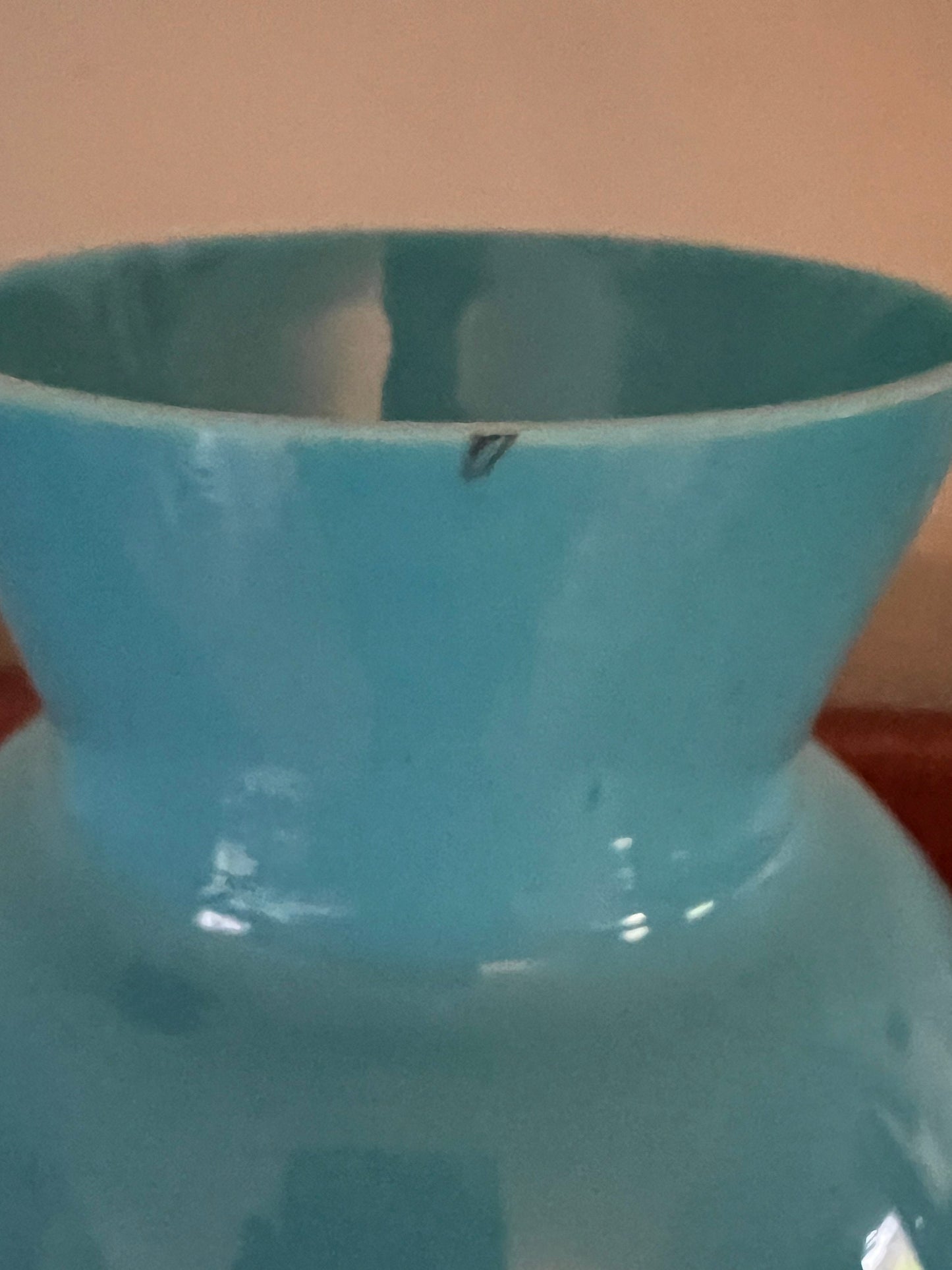 Vintage Owl Vase, Hand Painted Owl Vase, Turquoise Hand Painted Owl Vase, Lover Antiques and Vintage